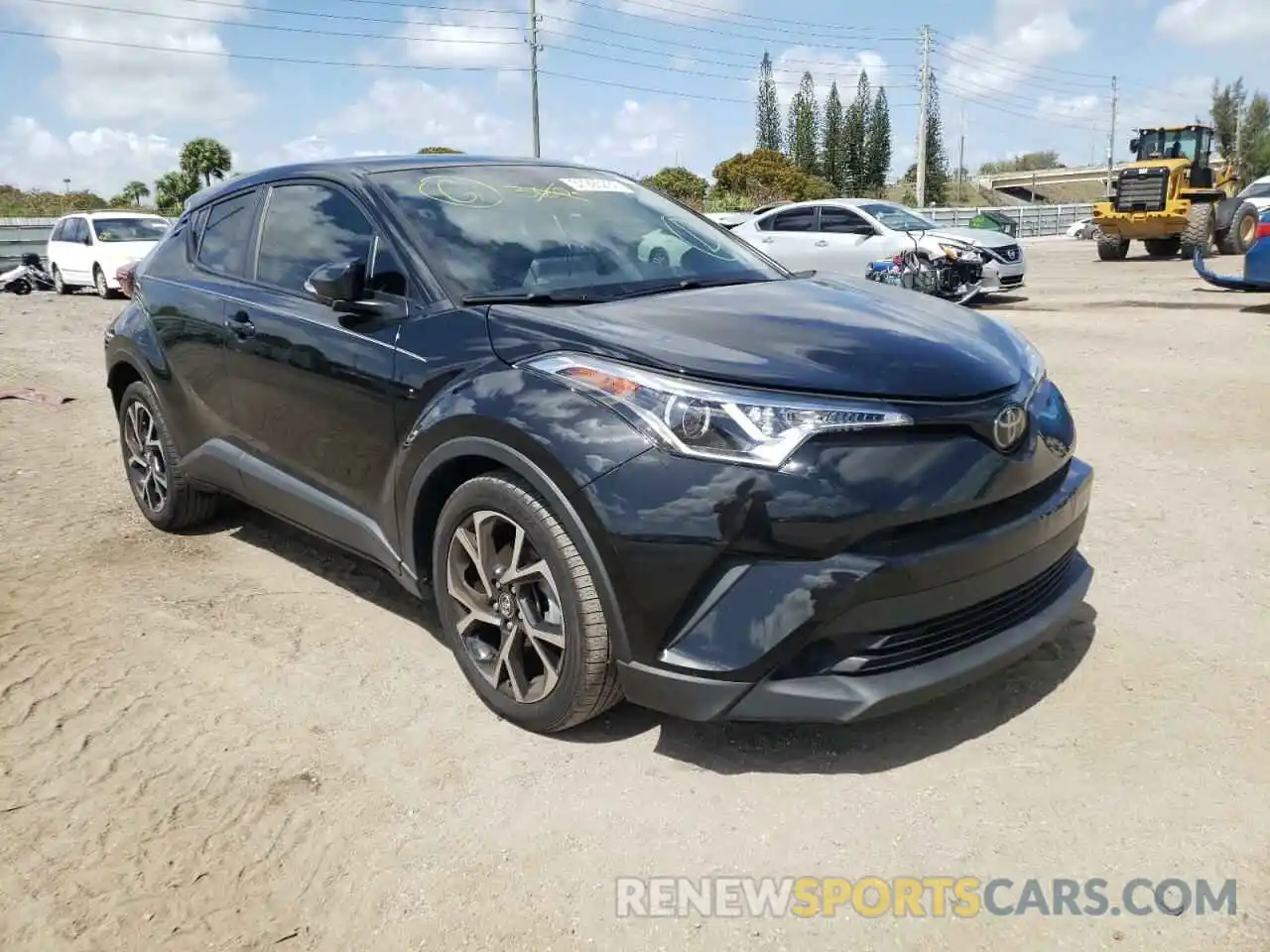 1 Photograph of a damaged car JTNKHMBX7K1060448 TOYOTA C-HR 2019