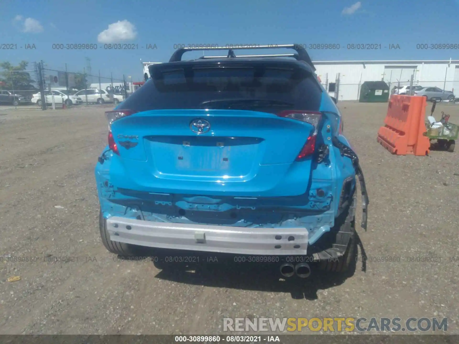 6 Photograph of a damaged car JTNKHMBX7K1061440 TOYOTA C-HR 2019