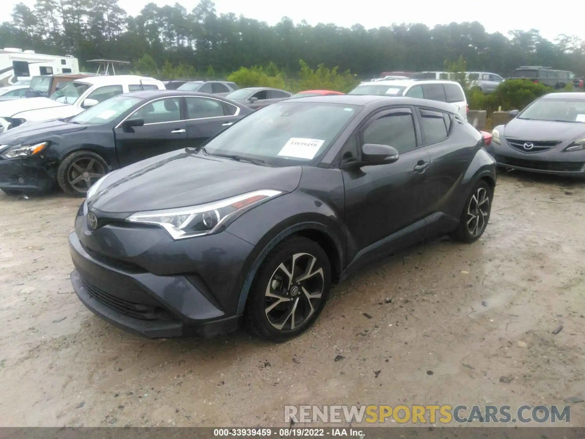 2 Photograph of a damaged car JTNKHMBX7K1061583 TOYOTA C-HR 2019