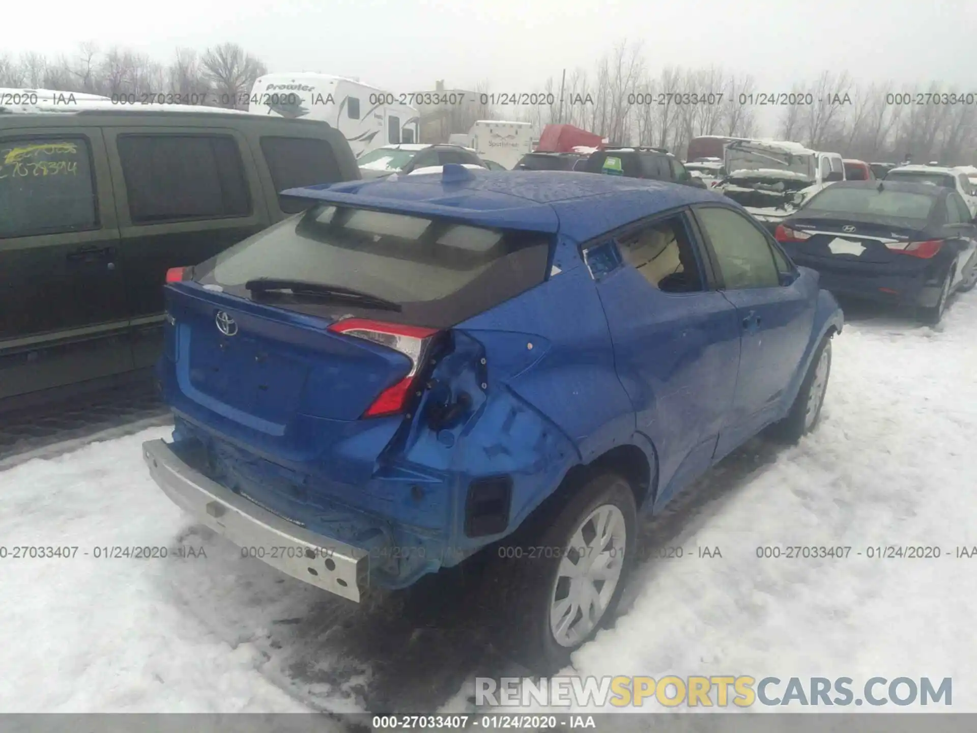 4 Photograph of a damaged car JTNKHMBX8K1011050 TOYOTA C-HR 2019