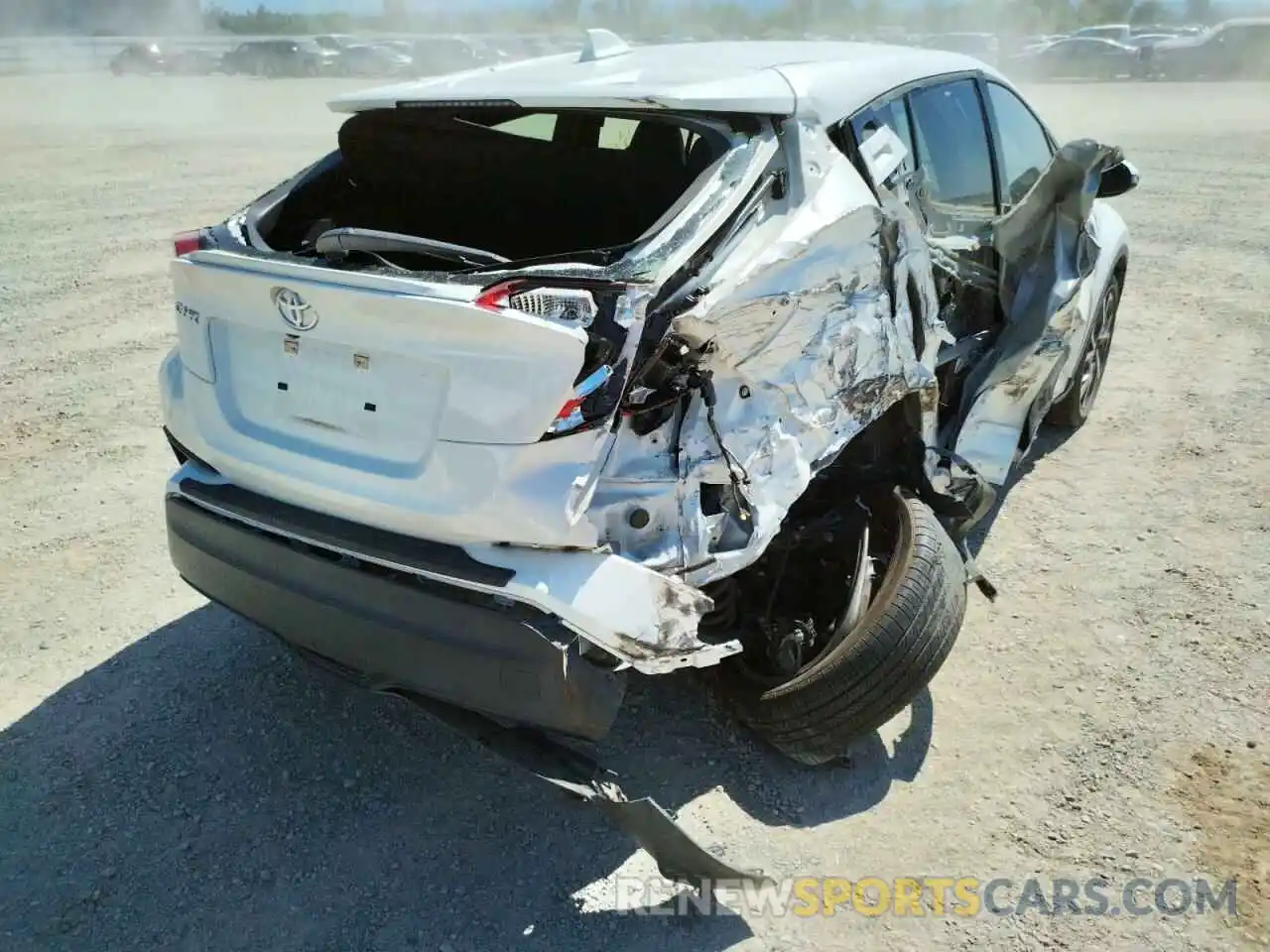 4 Photograph of a damaged car JTNKHMBX8K1012487 TOYOTA C-HR 2019