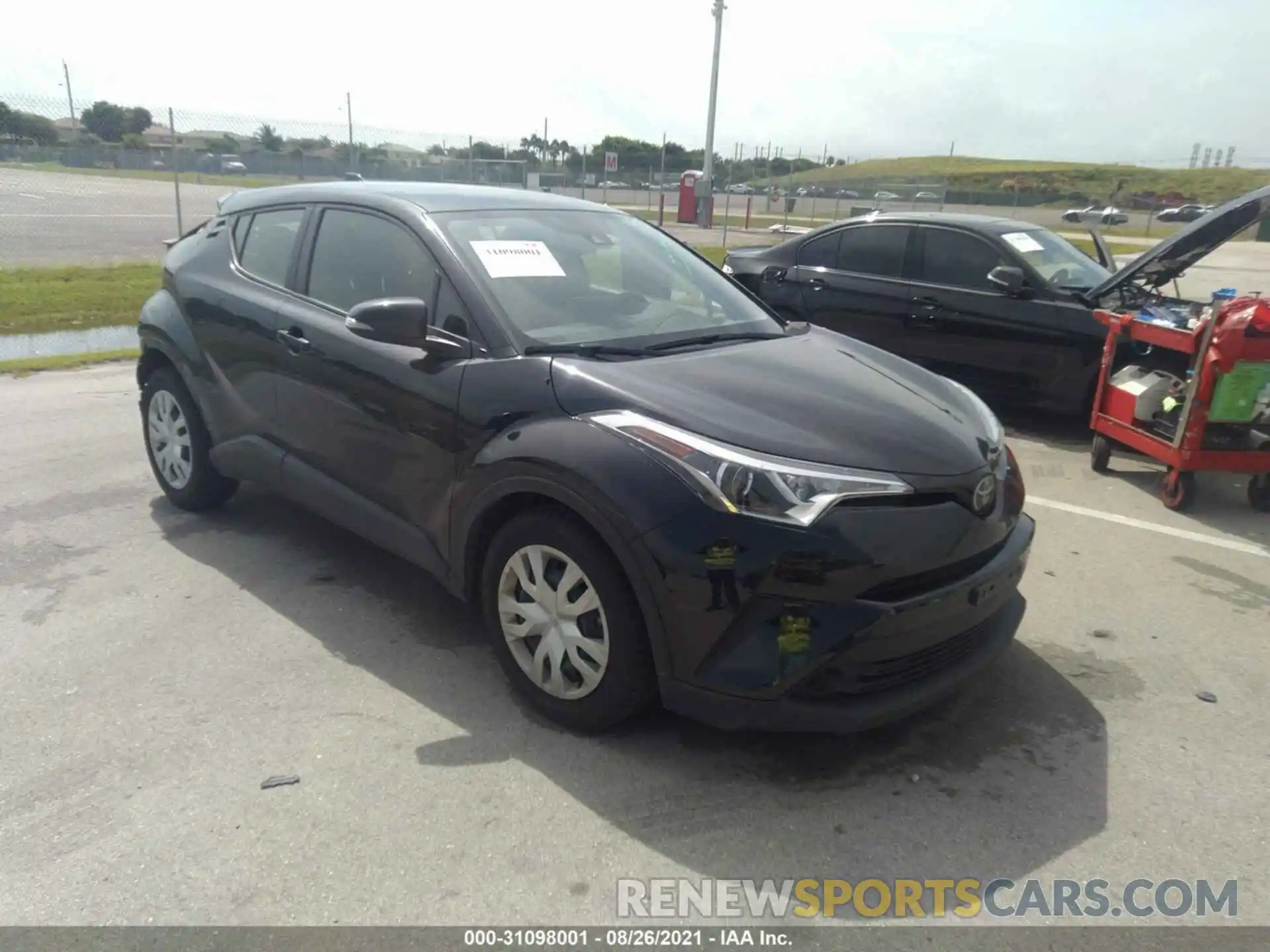 1 Photograph of a damaged car JTNKHMBX8K1012571 TOYOTA C-HR 2019