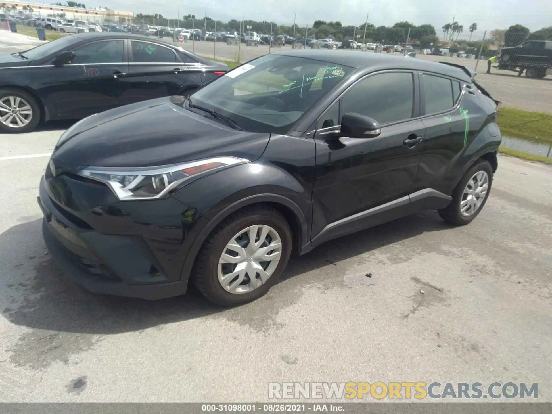 2 Photograph of a damaged car JTNKHMBX8K1012571 TOYOTA C-HR 2019