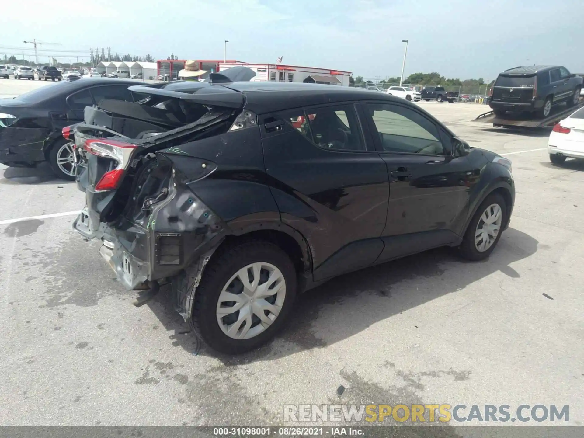 4 Photograph of a damaged car JTNKHMBX8K1012571 TOYOTA C-HR 2019