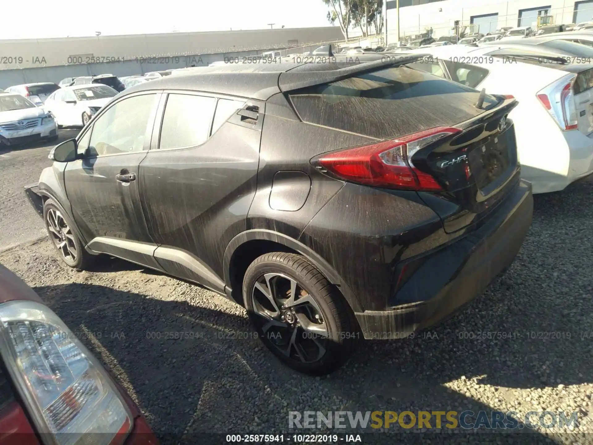 3 Photograph of a damaged car JTNKHMBX8K1013171 TOYOTA C-HR 2019