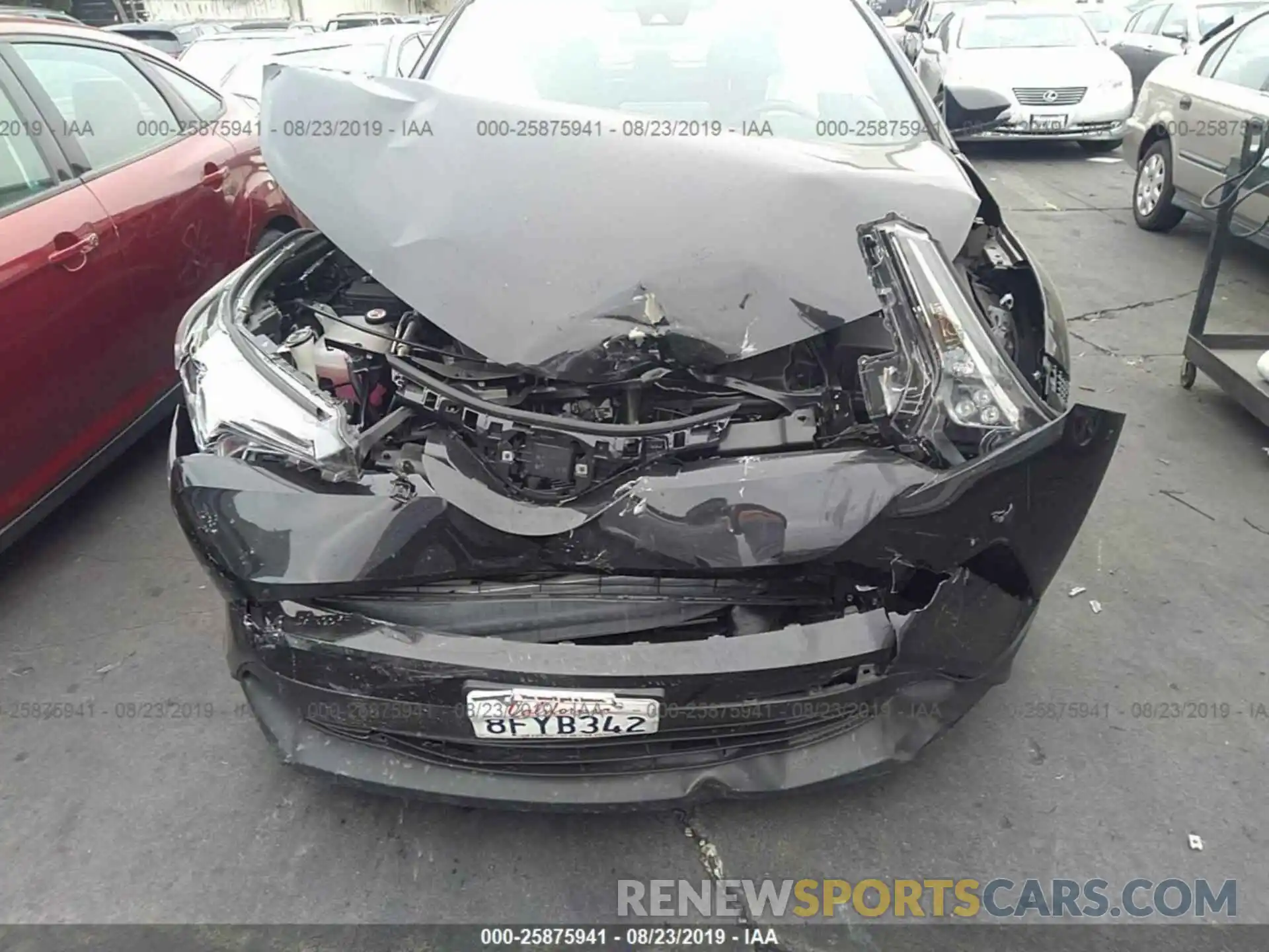 7 Photograph of a damaged car JTNKHMBX8K1013171 TOYOTA C-HR 2019