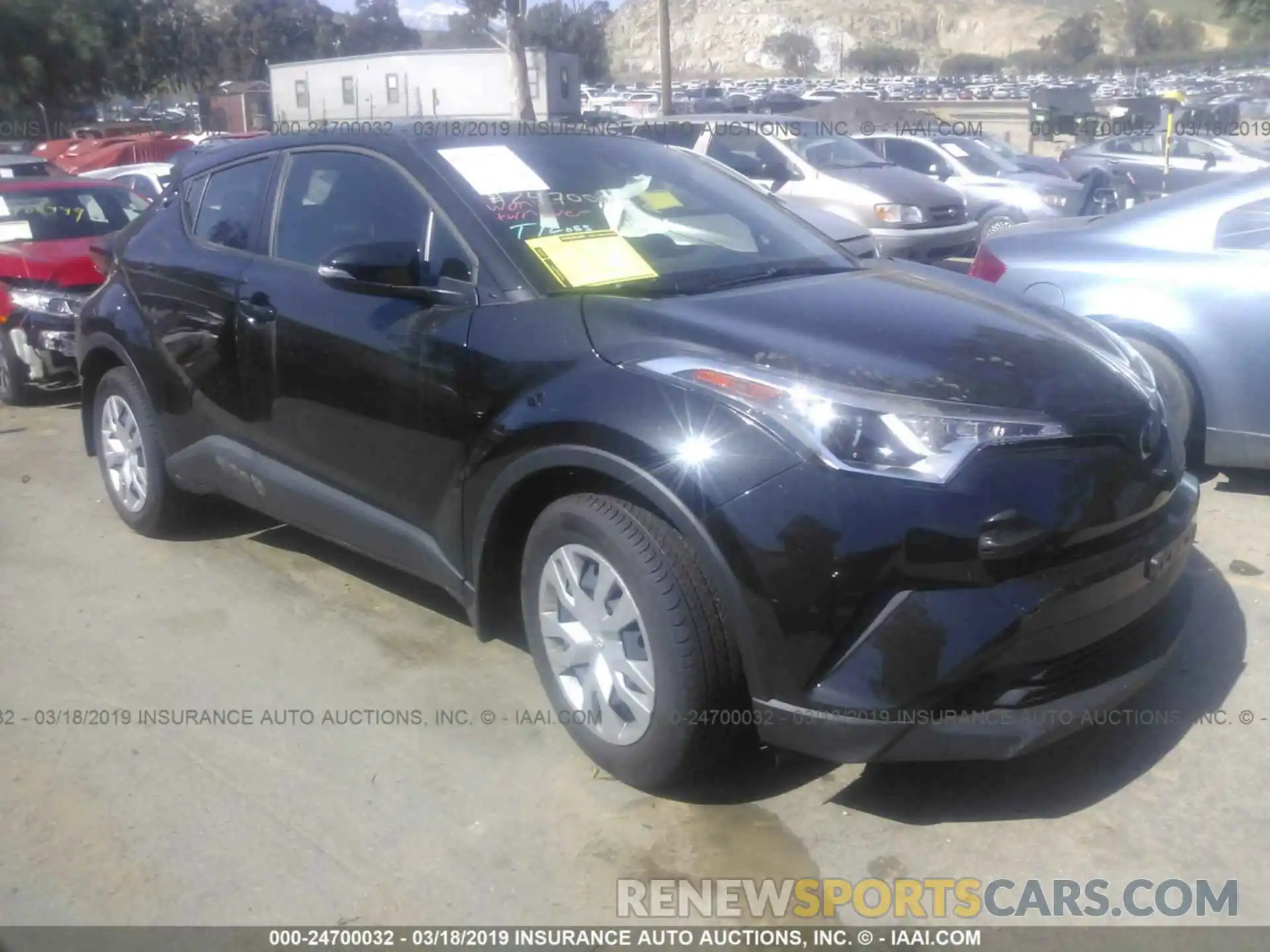 1 Photograph of a damaged car JTNKHMBX8K1013588 TOYOTA C-HR 2019