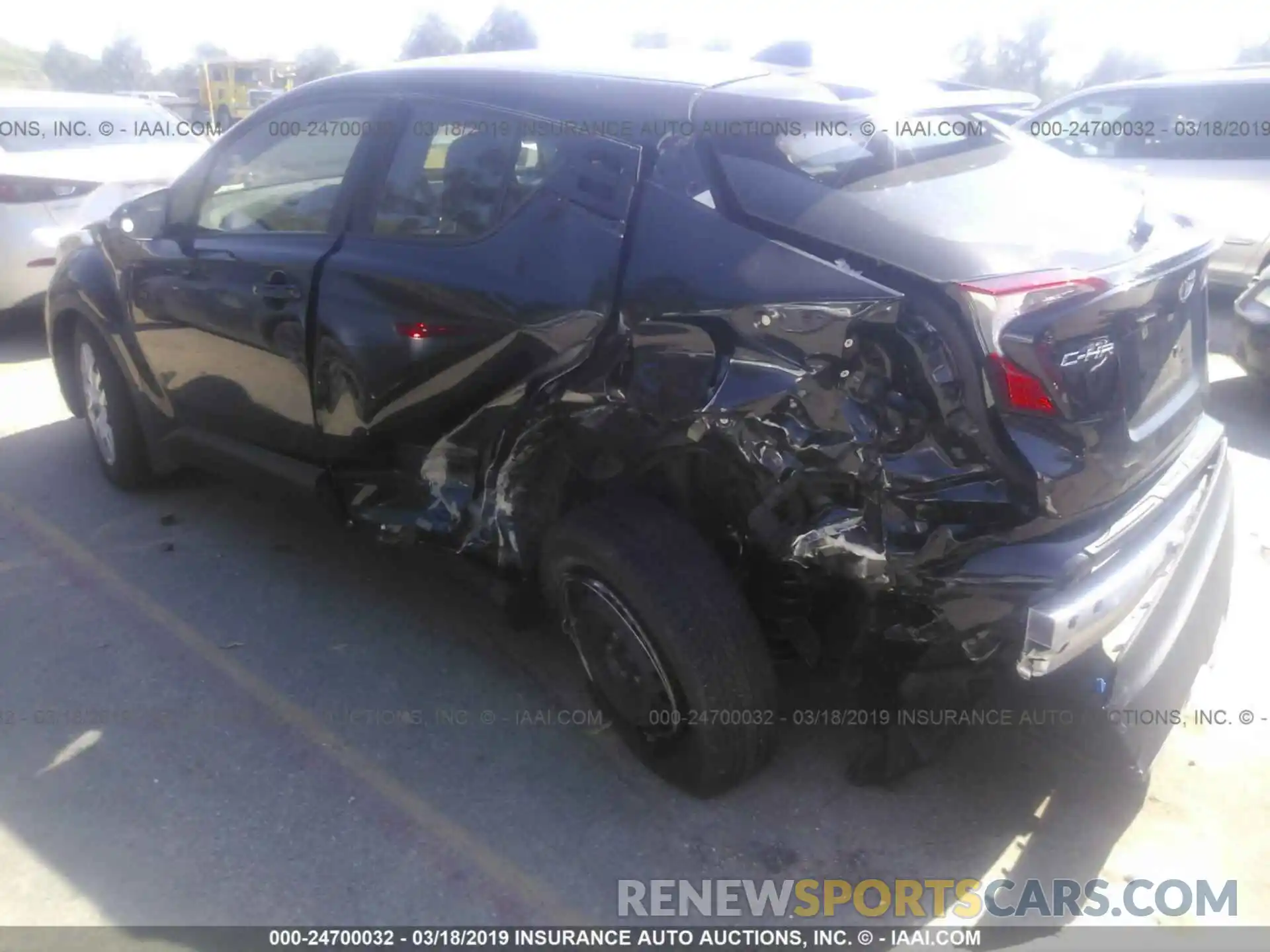 3 Photograph of a damaged car JTNKHMBX8K1013588 TOYOTA C-HR 2019