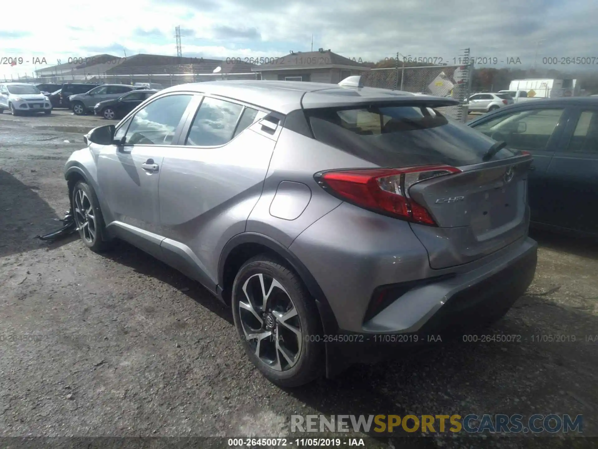 3 Photograph of a damaged car JTNKHMBX8K1014031 TOYOTA C-HR 2019