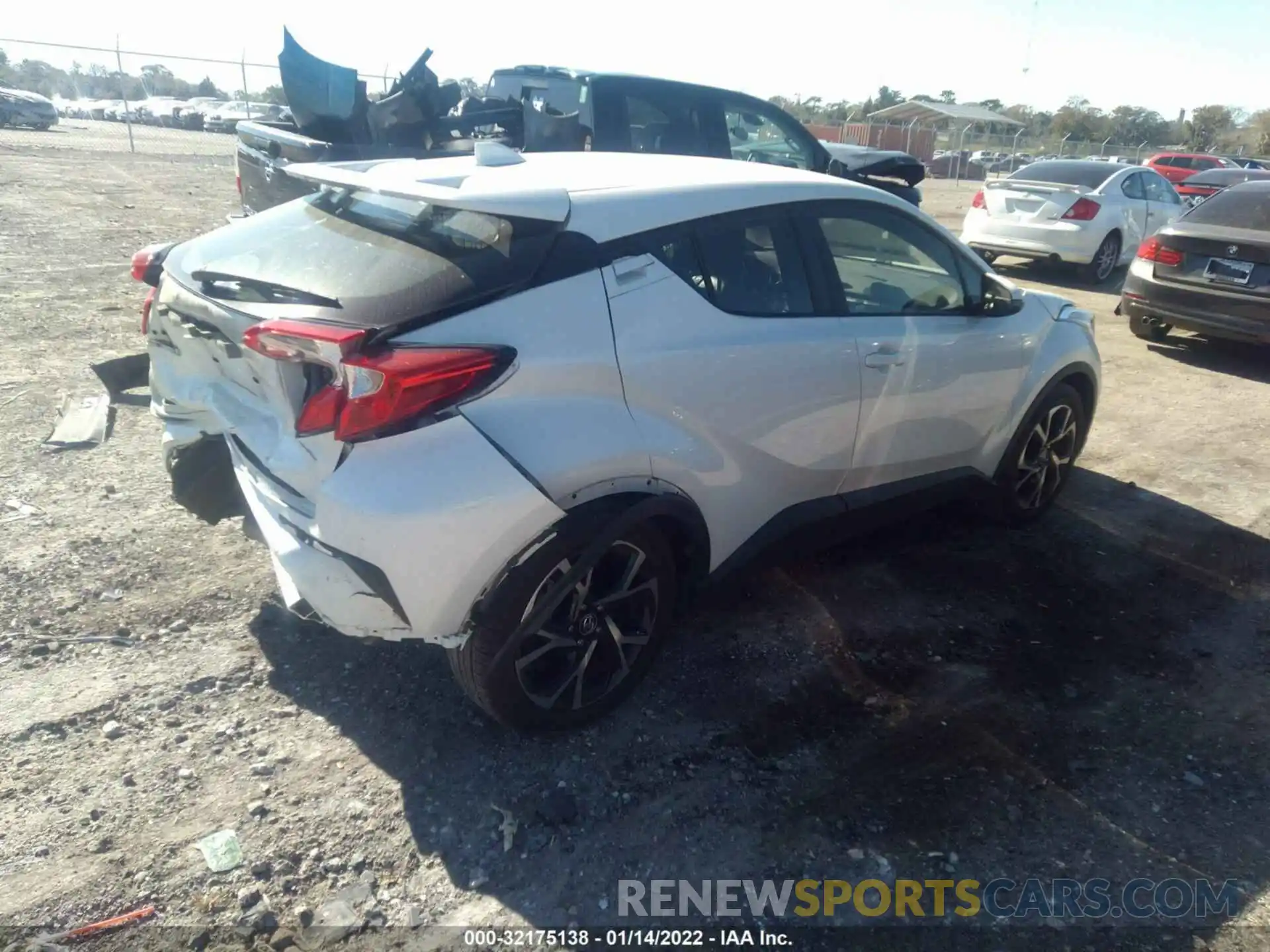 4 Photograph of a damaged car JTNKHMBX8K1014174 TOYOTA C-HR 2019