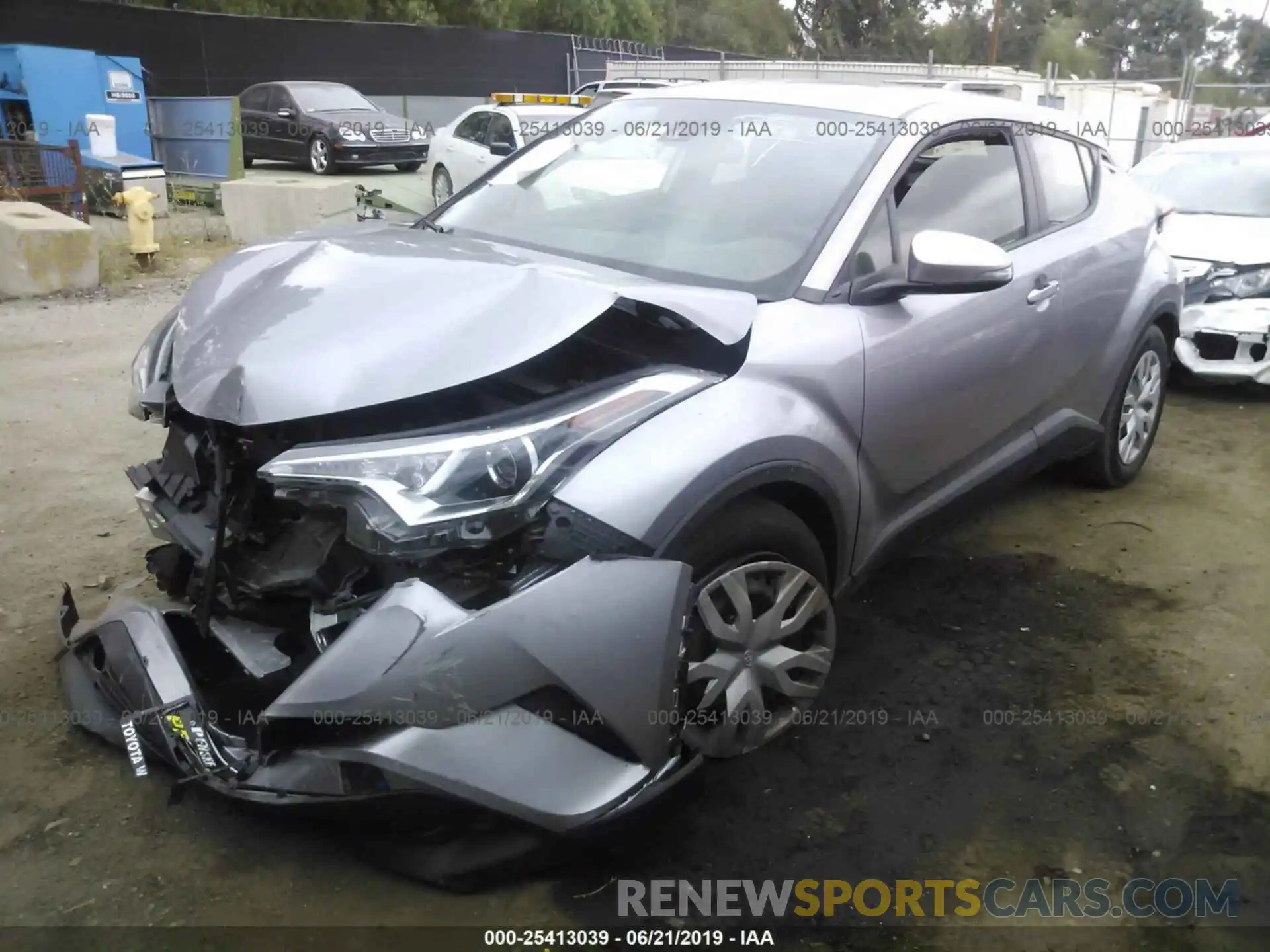 2 Photograph of a damaged car JTNKHMBX8K1014790 TOYOTA C-HR 2019