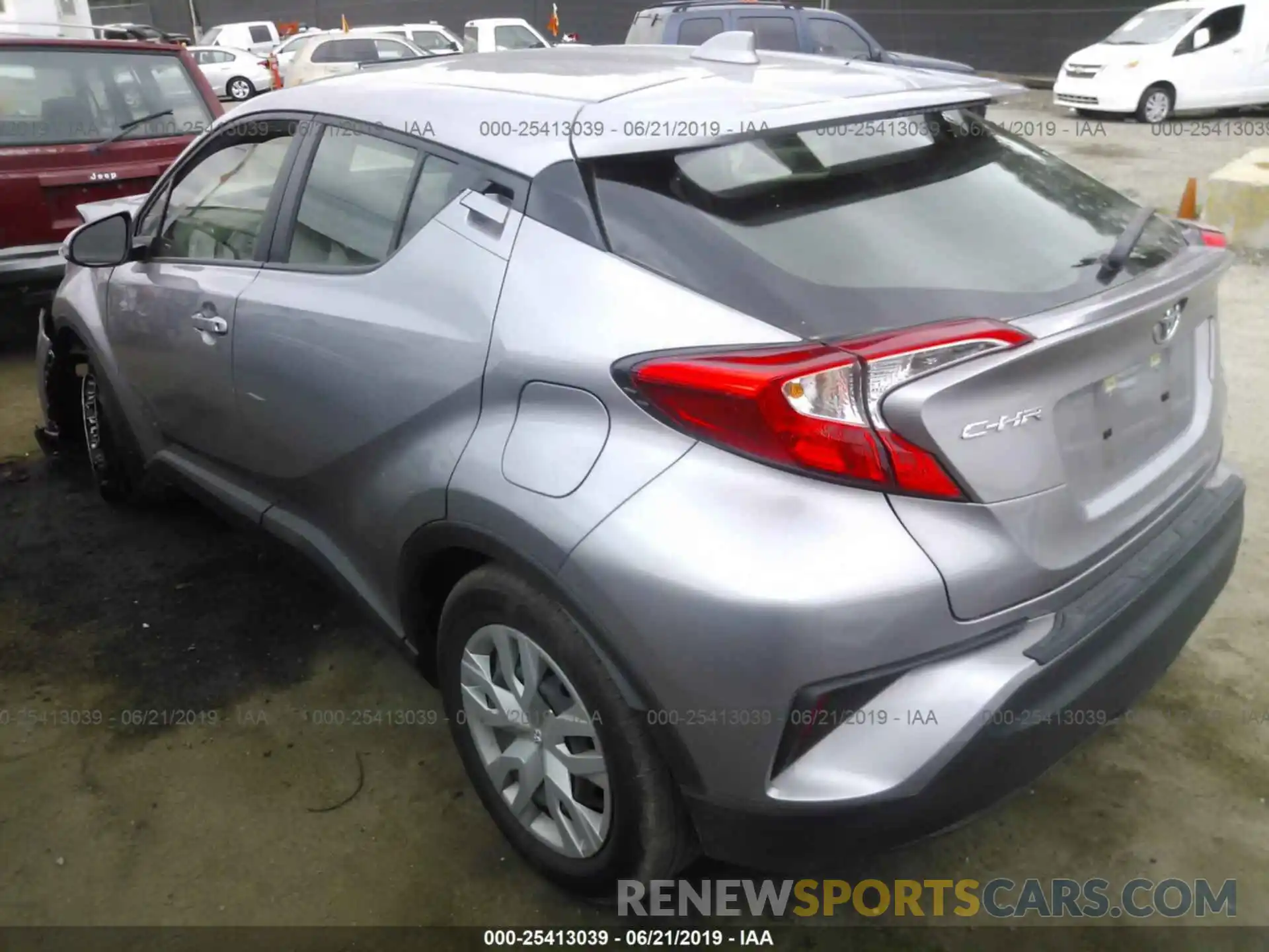 3 Photograph of a damaged car JTNKHMBX8K1014790 TOYOTA C-HR 2019