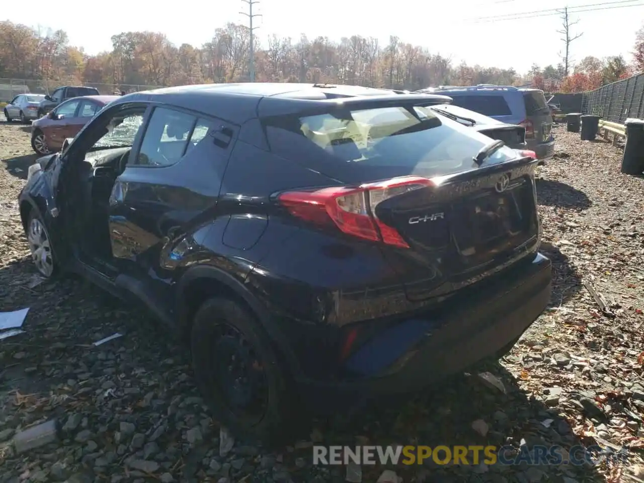 3 Photograph of a damaged car JTNKHMBX8K1015342 TOYOTA C-HR 2019