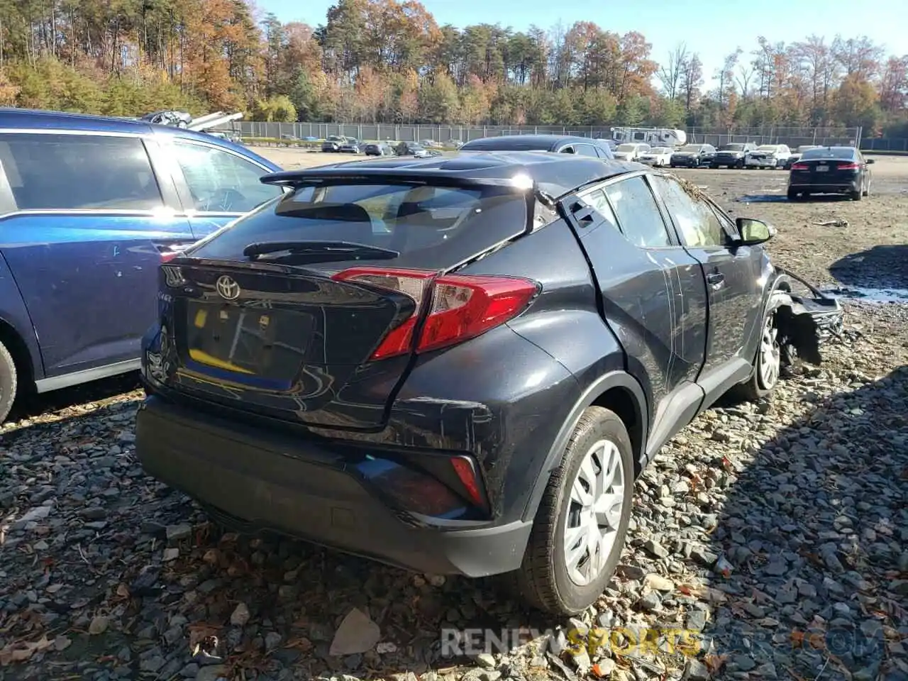 4 Photograph of a damaged car JTNKHMBX8K1015342 TOYOTA C-HR 2019