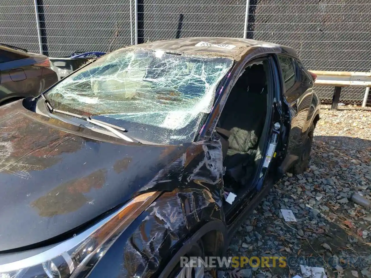 9 Photograph of a damaged car JTNKHMBX8K1015342 TOYOTA C-HR 2019