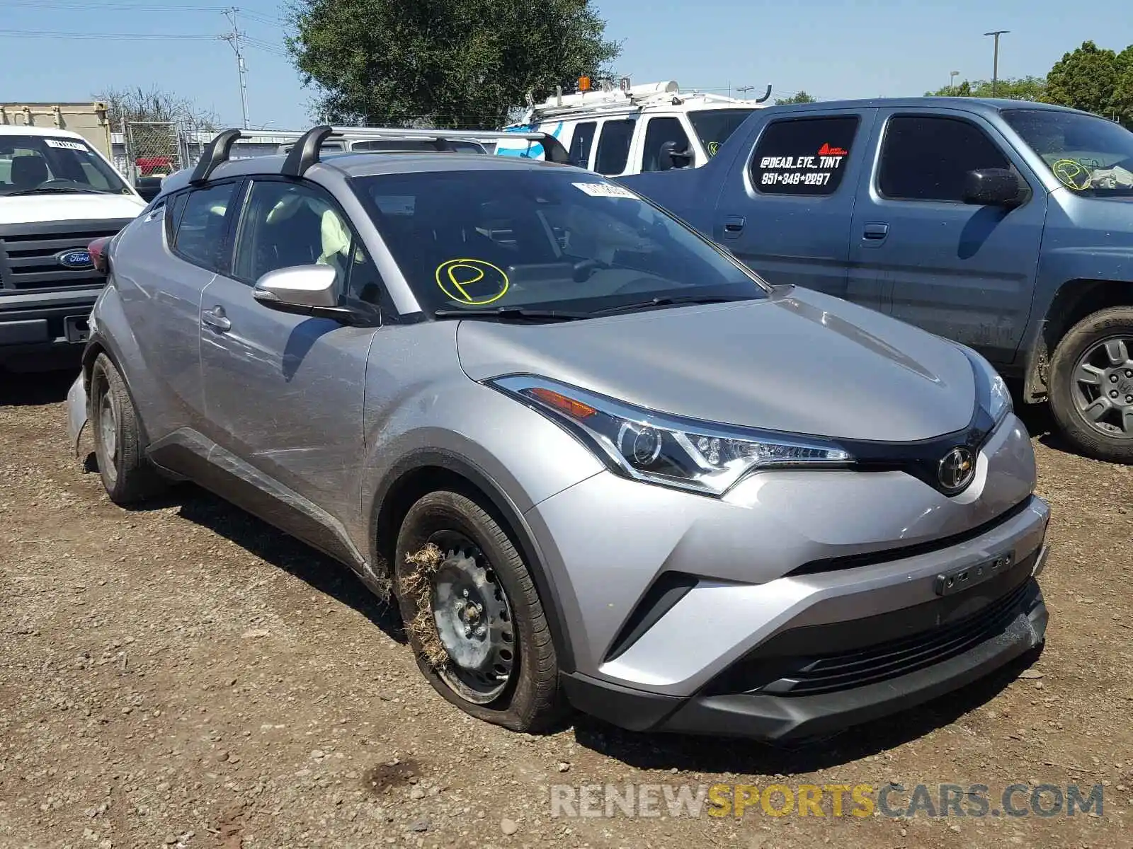 1 Photograph of a damaged car JTNKHMBX8K1015535 TOYOTA C-HR 2019