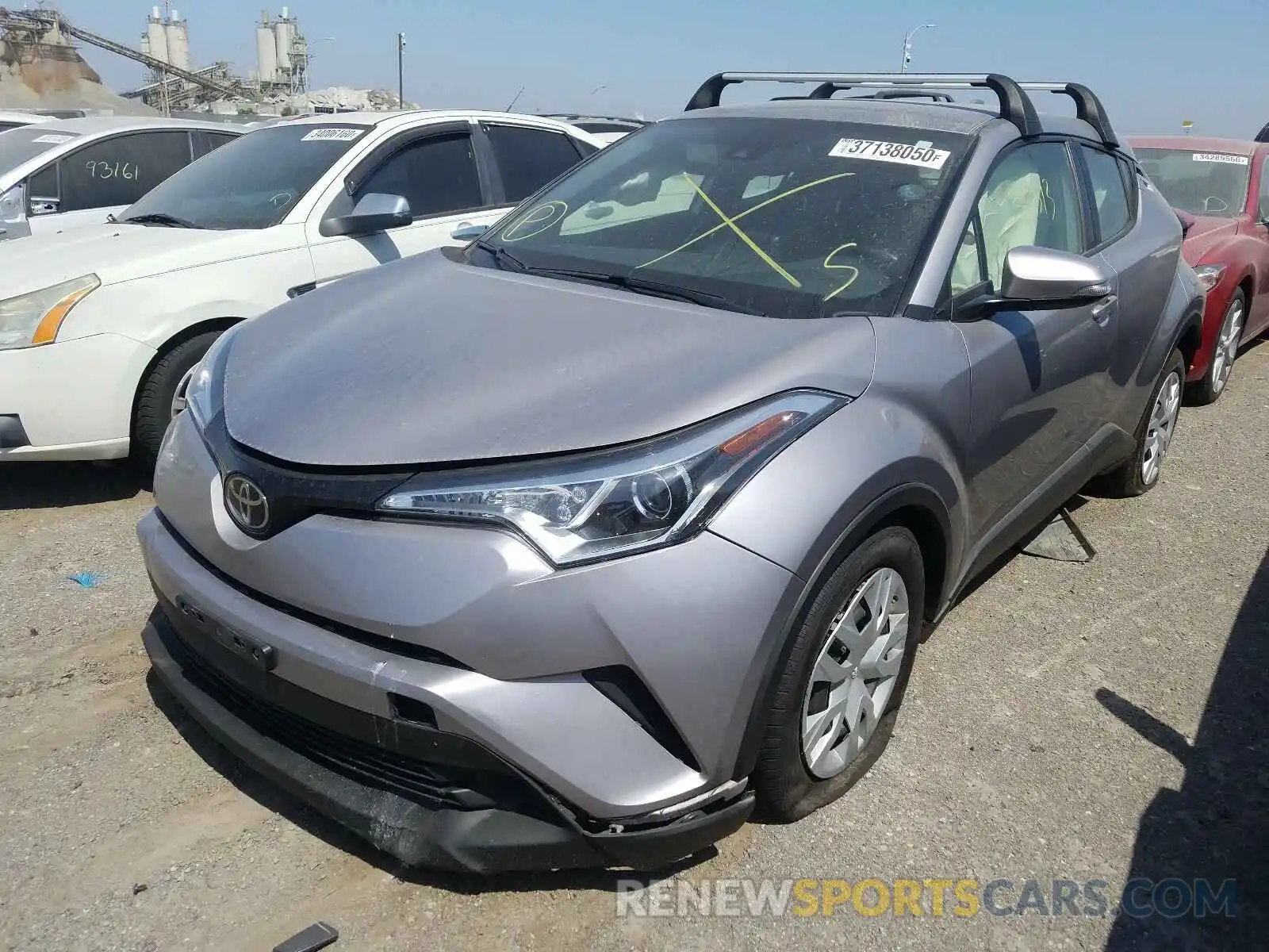 2 Photograph of a damaged car JTNKHMBX8K1015535 TOYOTA C-HR 2019