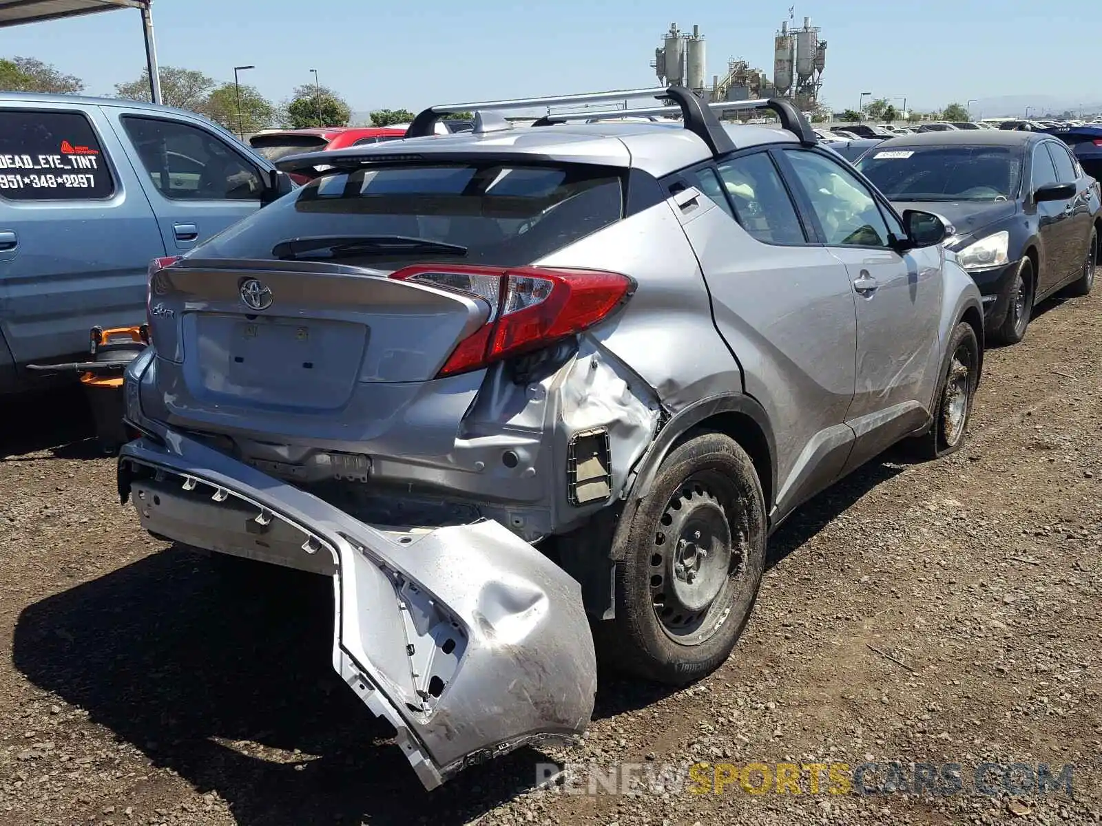 4 Photograph of a damaged car JTNKHMBX8K1015535 TOYOTA C-HR 2019