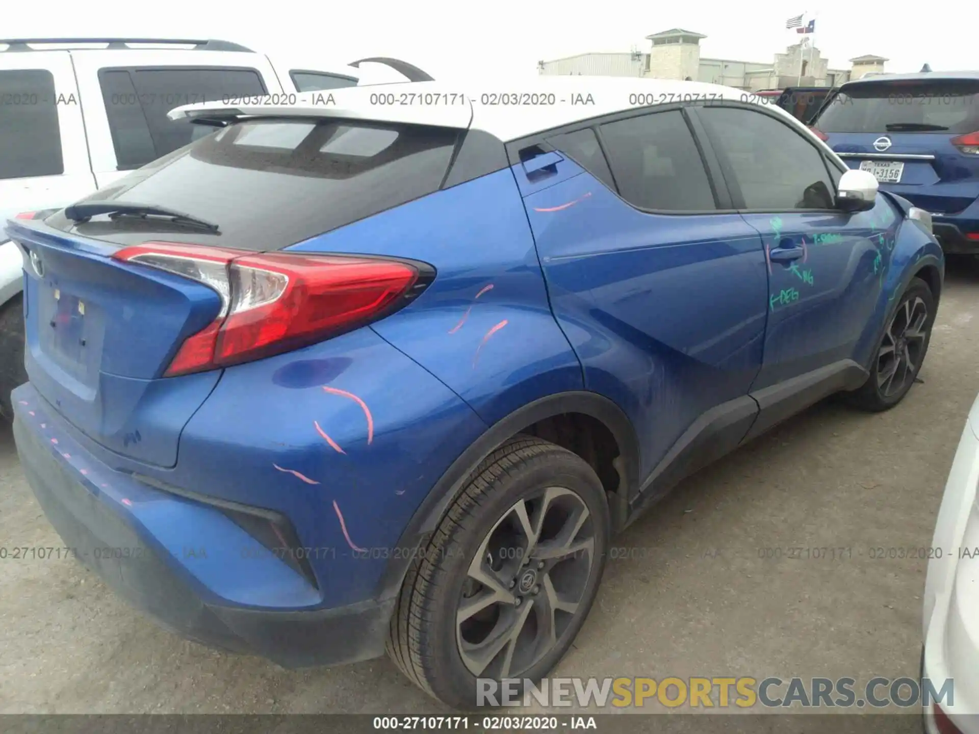 4 Photograph of a damaged car JTNKHMBX8K1016281 TOYOTA C-HR 2019