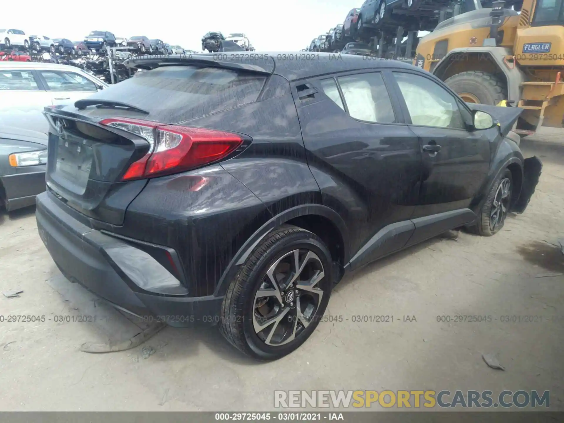 4 Photograph of a damaged car JTNKHMBX8K1017821 TOYOTA C-HR 2019