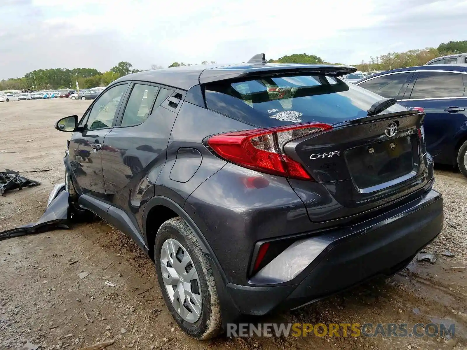 3 Photograph of a damaged car JTNKHMBX8K1018015 TOYOTA C-HR 2019