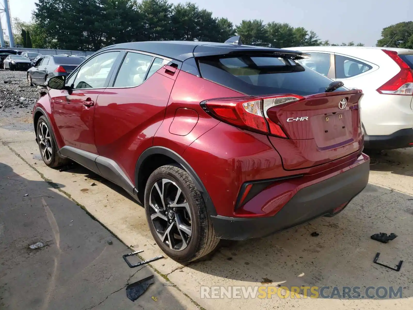 3 Photograph of a damaged car JTNKHMBX8K1018418 TOYOTA C-HR 2019