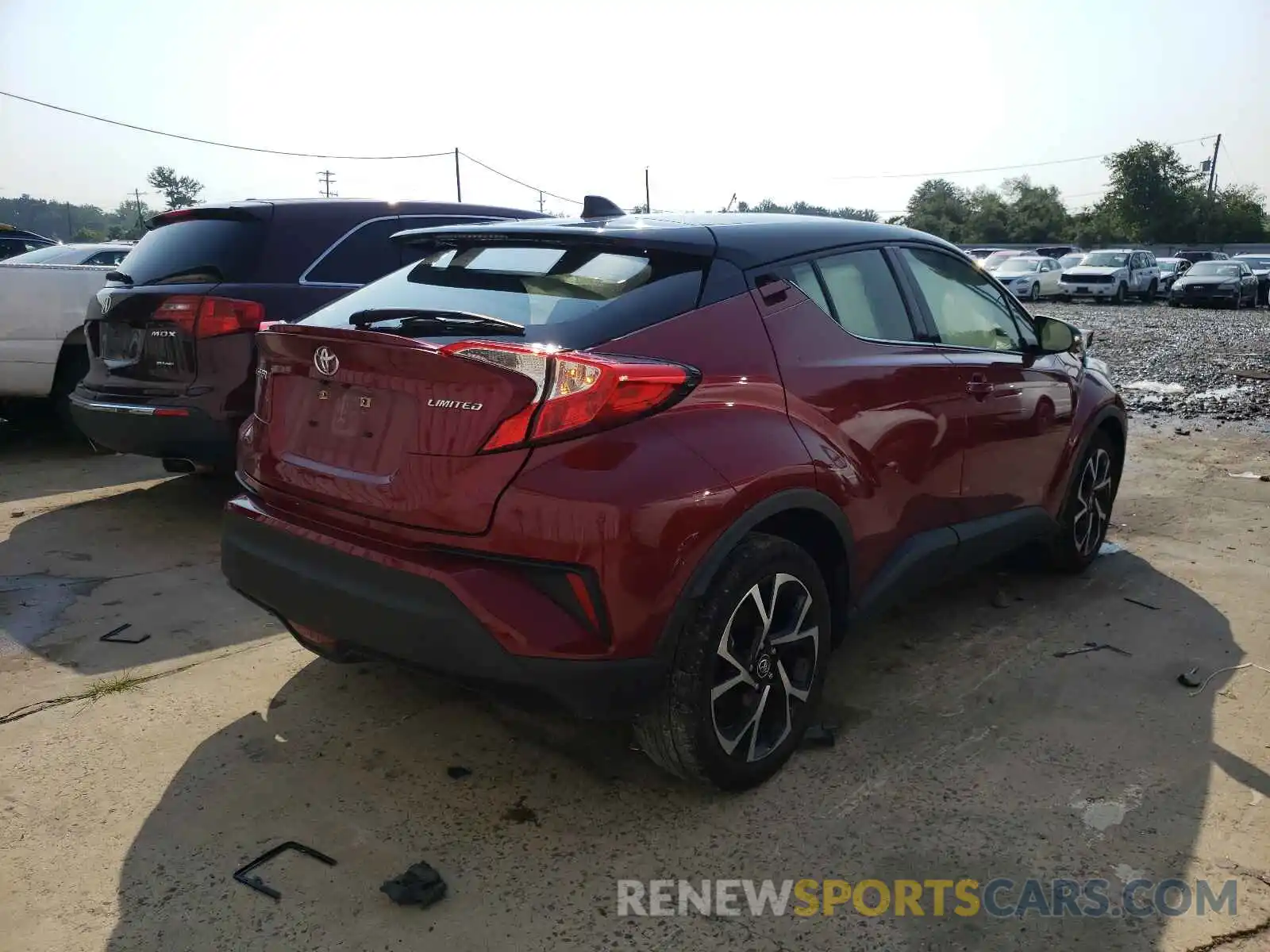 4 Photograph of a damaged car JTNKHMBX8K1018418 TOYOTA C-HR 2019