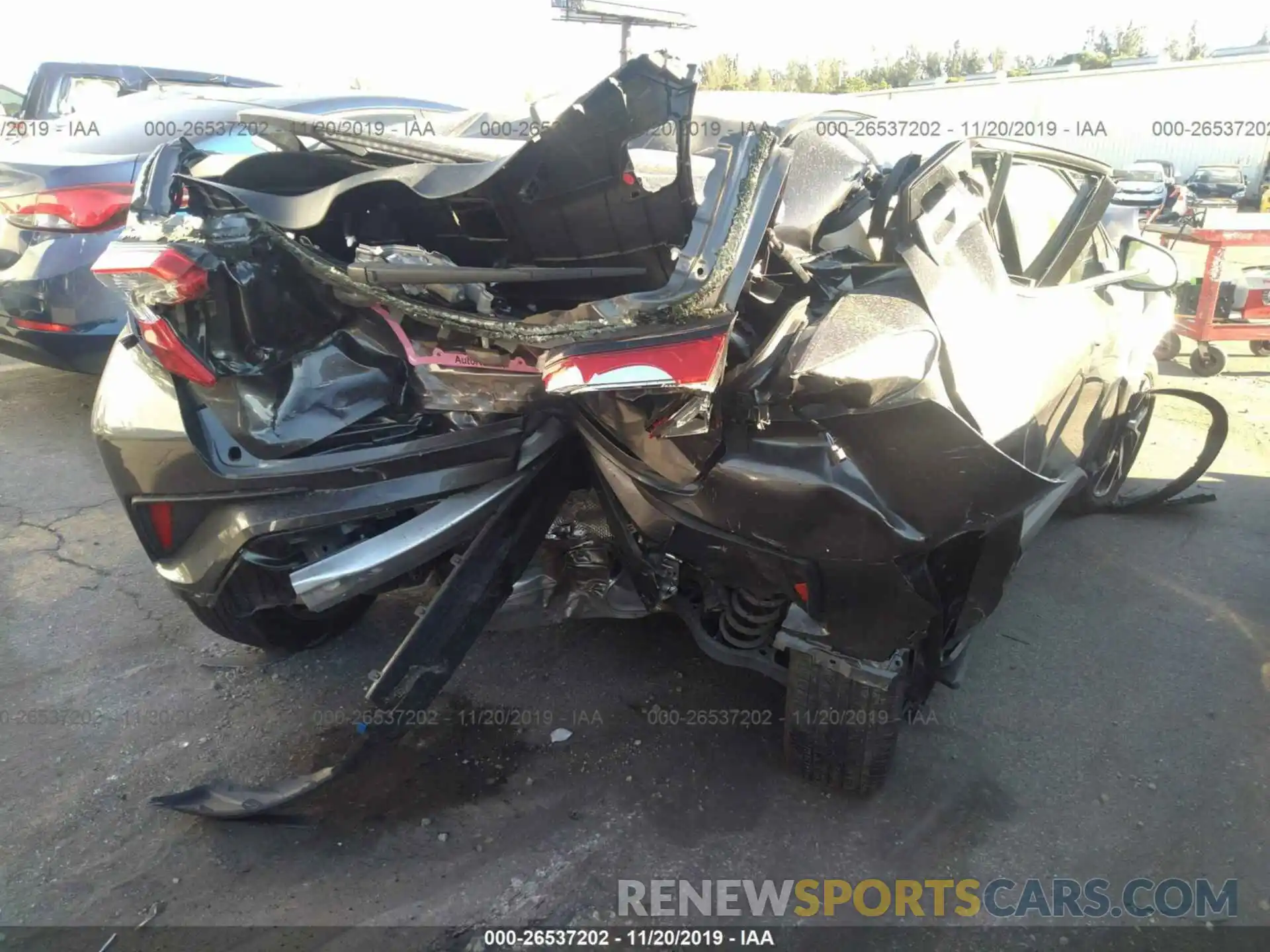 6 Photograph of a damaged car JTNKHMBX8K1019729 TOYOTA C-HR 2019