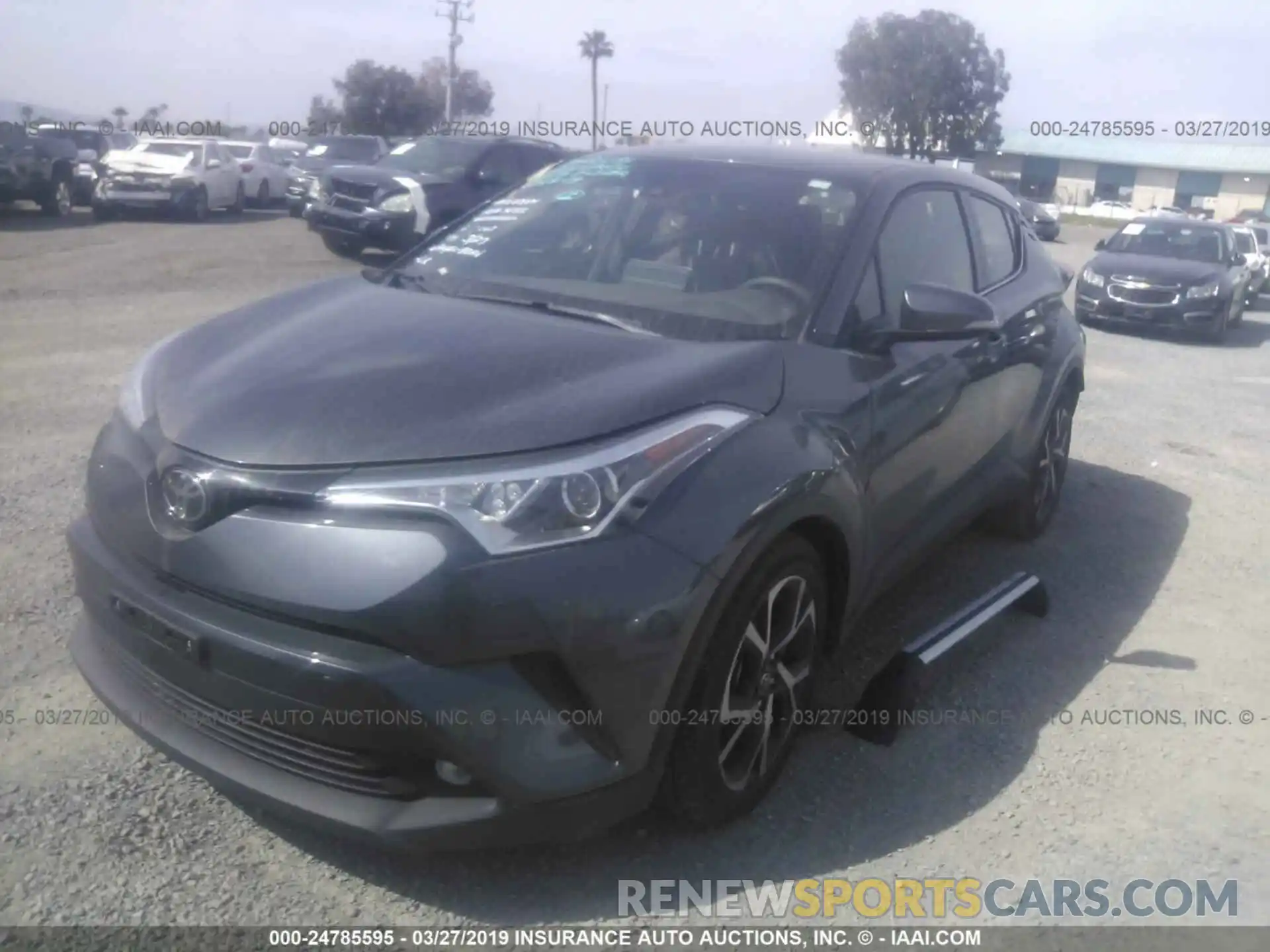 2 Photograph of a damaged car JTNKHMBX8K1020881 TOYOTA C-HR 2019