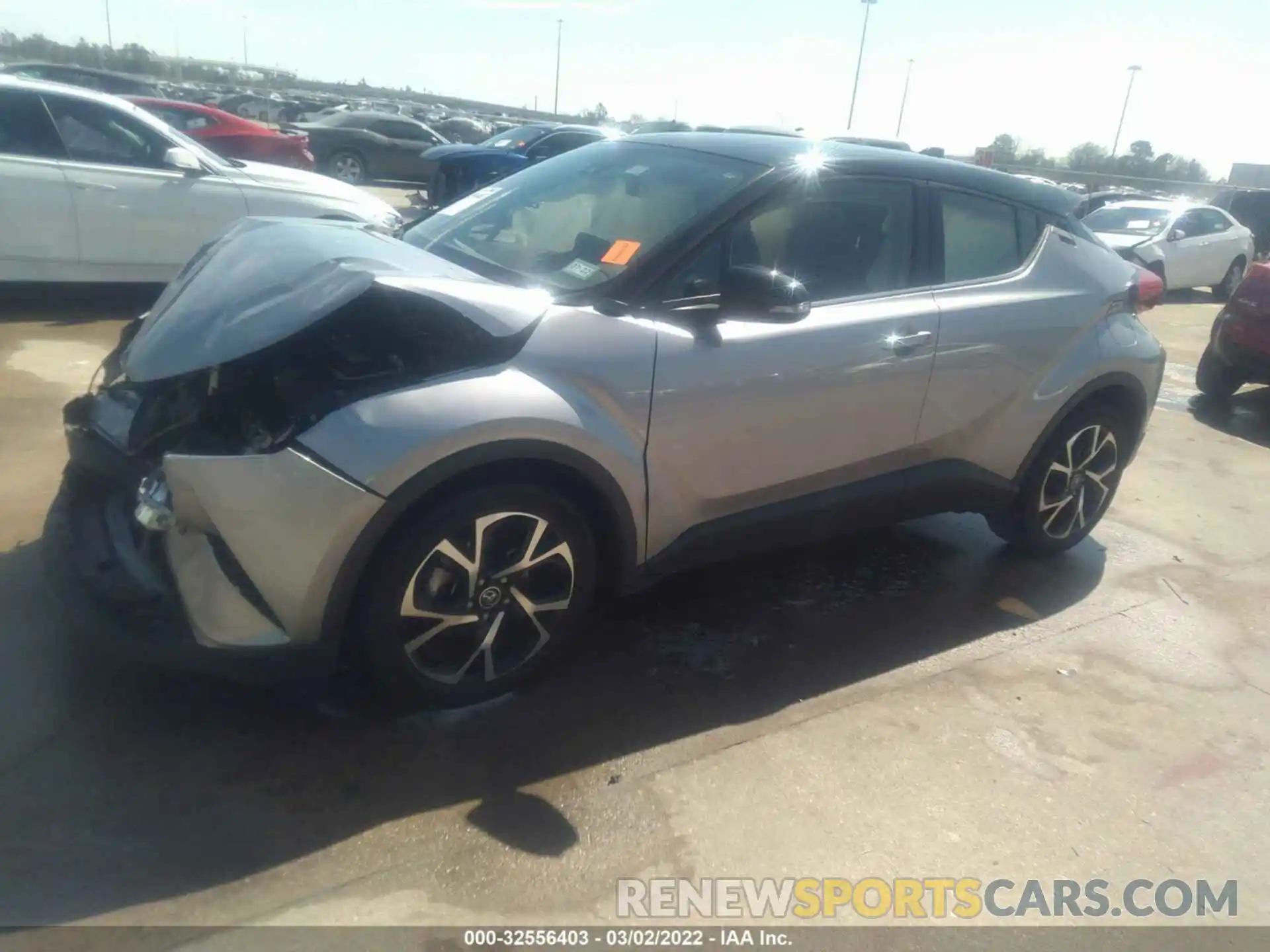 2 Photograph of a damaged car JTNKHMBX8K1020928 TOYOTA C-HR 2019