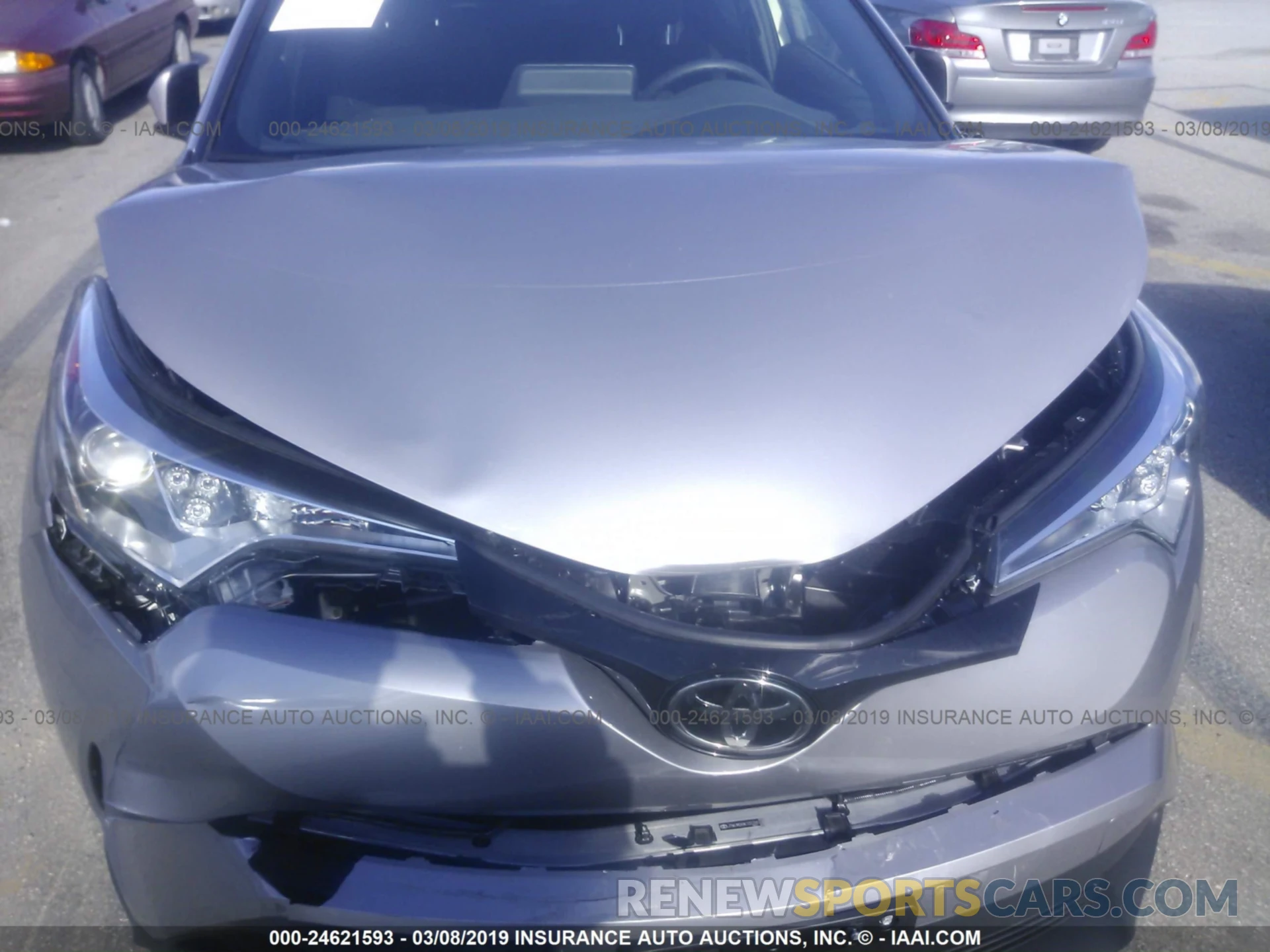 6 Photograph of a damaged car JTNKHMBX8K1022341 TOYOTA C-HR 2019