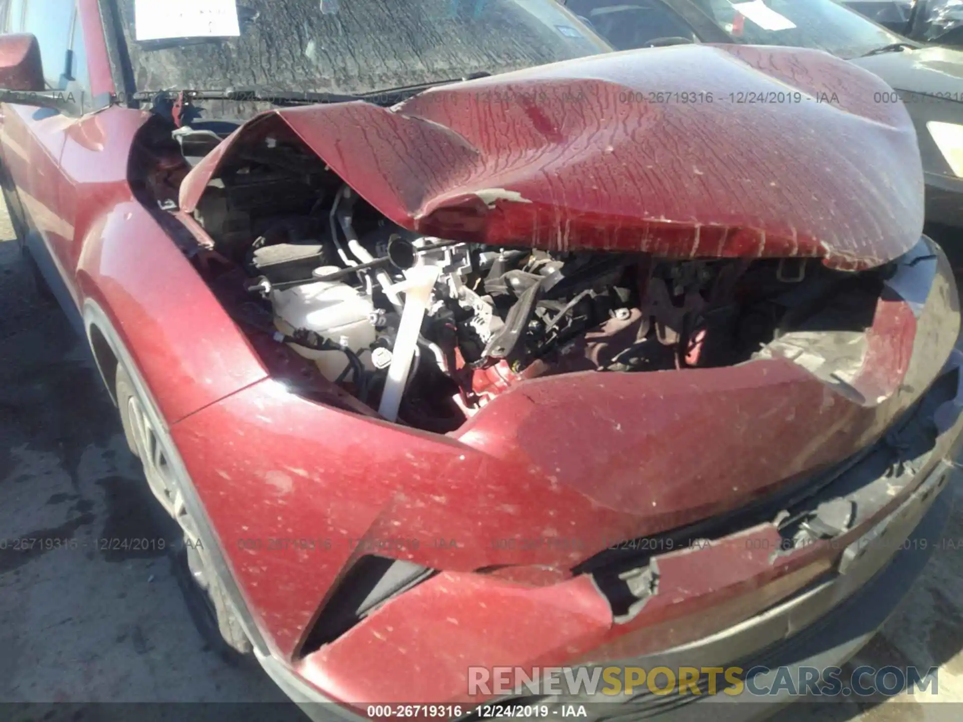 6 Photograph of a damaged car JTNKHMBX8K1022503 TOYOTA C-HR 2019