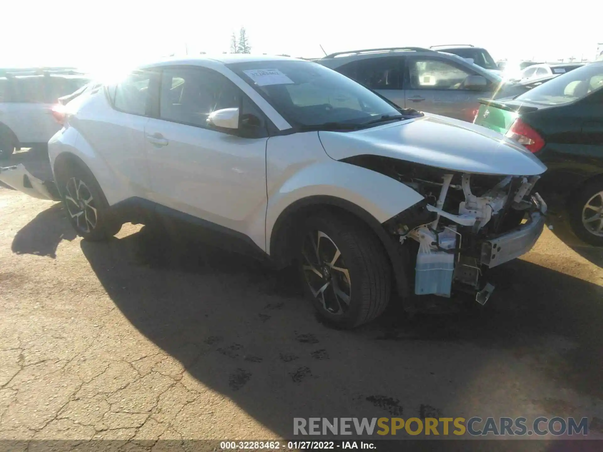 1 Photograph of a damaged car JTNKHMBX8K1023361 TOYOTA C-HR 2019