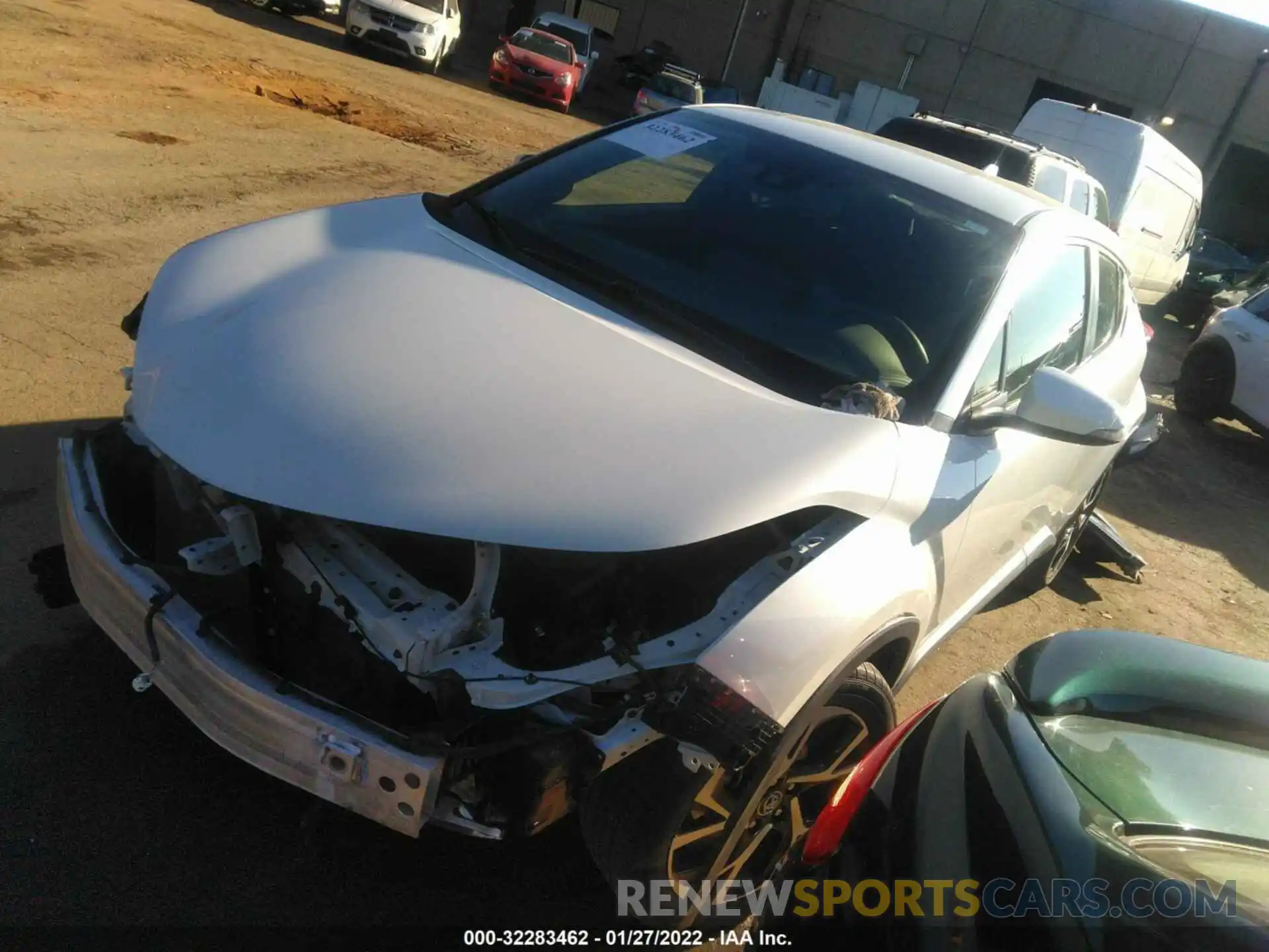 2 Photograph of a damaged car JTNKHMBX8K1023361 TOYOTA C-HR 2019