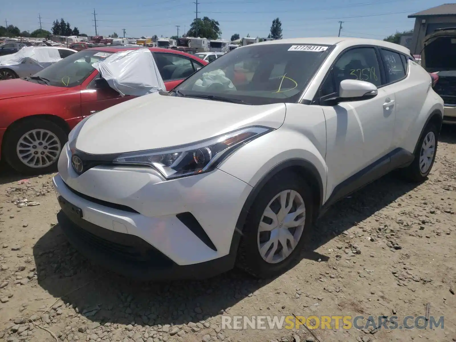 2 Photograph of a damaged car JTNKHMBX8K1023781 TOYOTA C-HR 2019