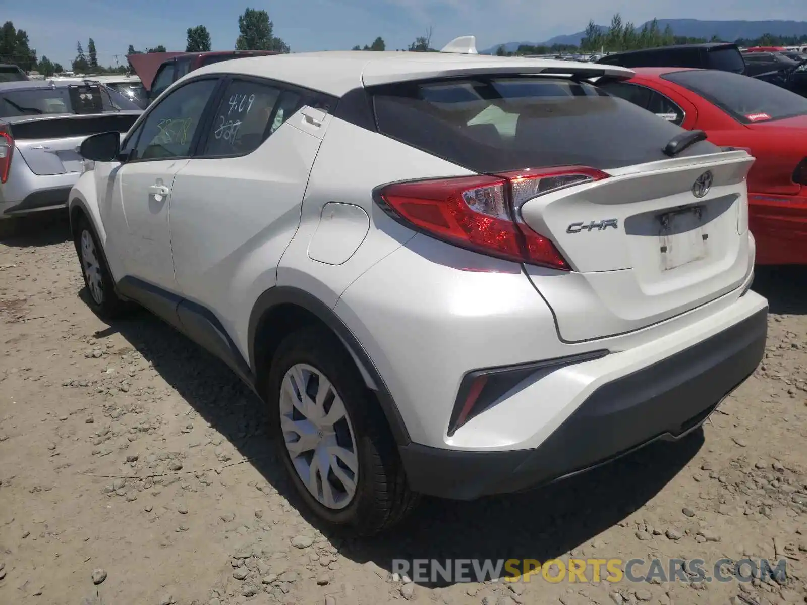 3 Photograph of a damaged car JTNKHMBX8K1023781 TOYOTA C-HR 2019