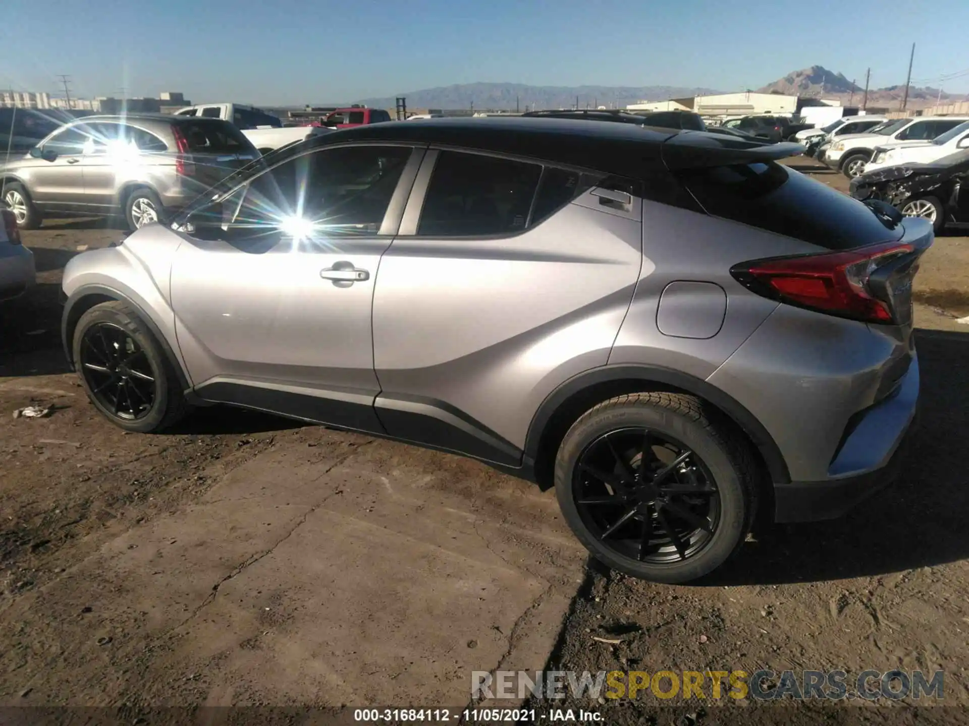 3 Фотография поврежденного автомобиля JTNKHMBX8K1025031 TOYOTA C-HR 2019