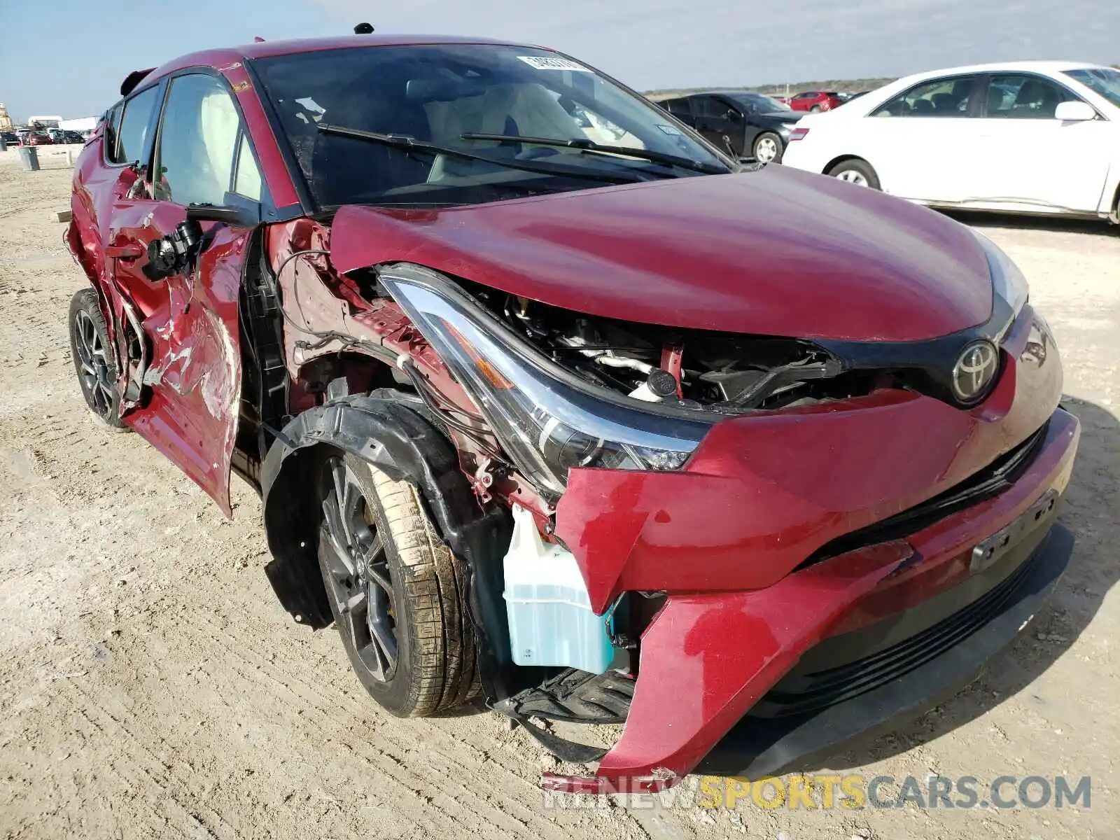 1 Photograph of a damaged car JTNKHMBX8K1025238 TOYOTA C-HR 2019