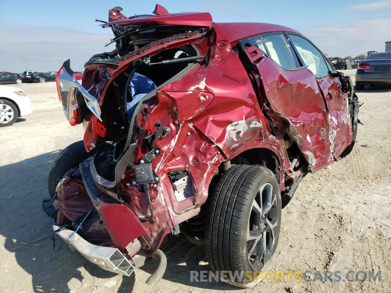 10 Photograph of a damaged car JTNKHMBX8K1025238 TOYOTA C-HR 2019