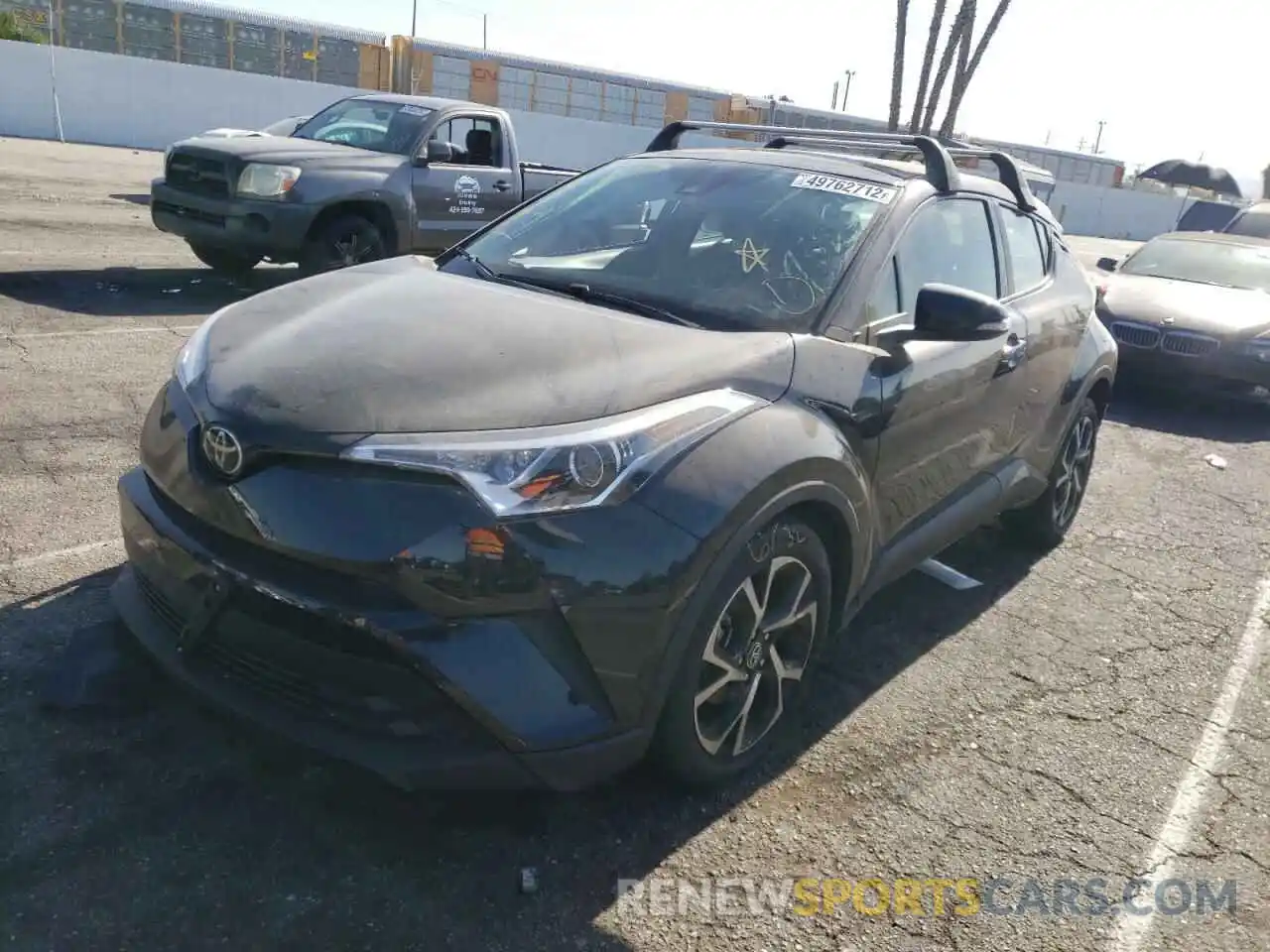 2 Photograph of a damaged car JTNKHMBX8K1025322 TOYOTA C-HR 2019