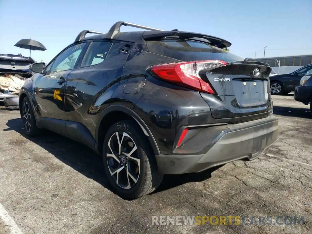 3 Photograph of a damaged car JTNKHMBX8K1025322 TOYOTA C-HR 2019