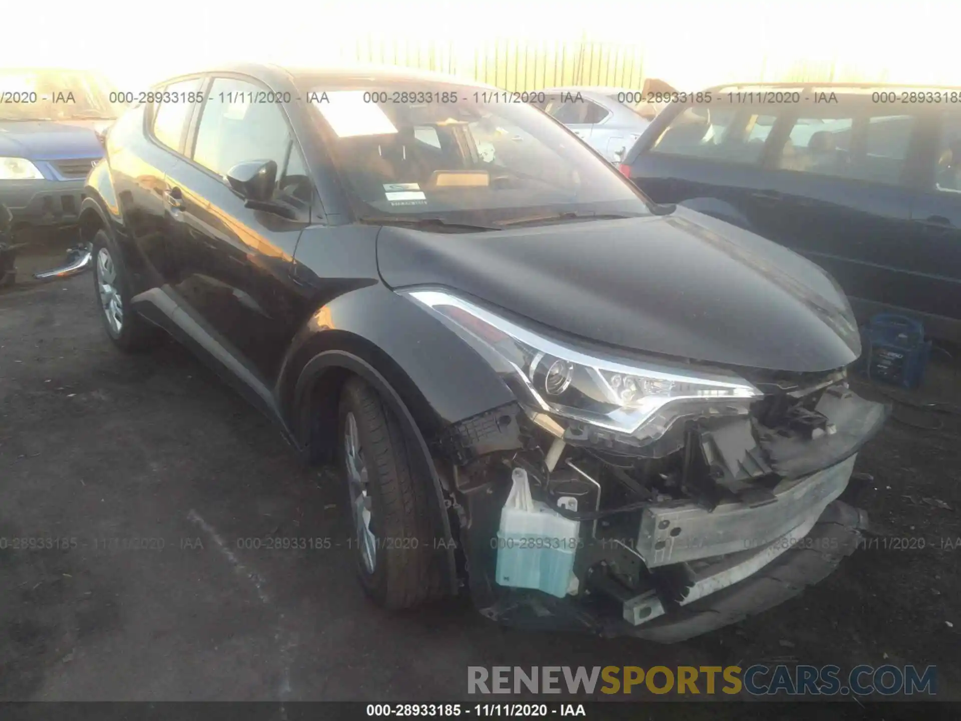 1 Photograph of a damaged car JTNKHMBX8K1026499 TOYOTA C-HR 2019