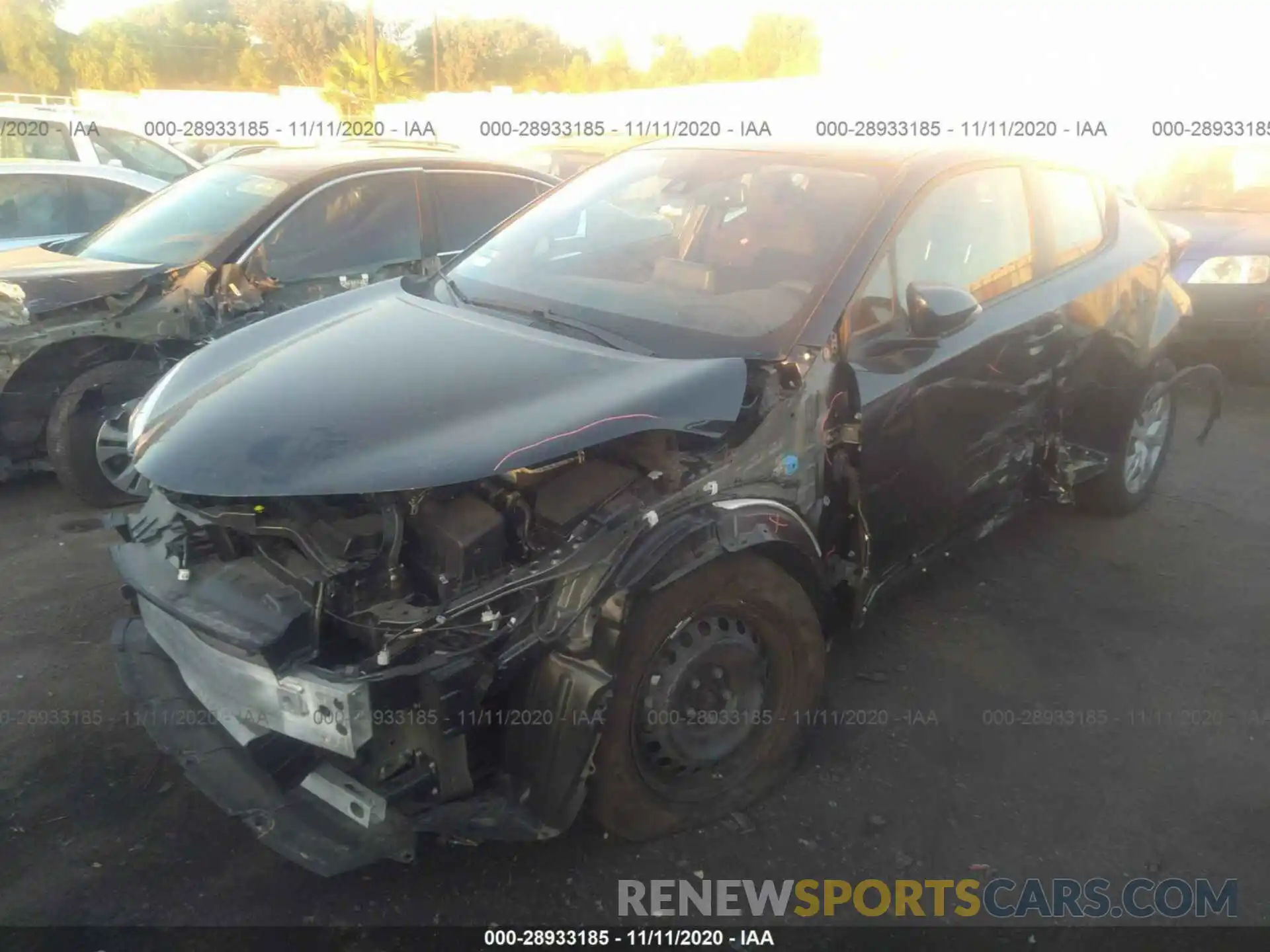 2 Photograph of a damaged car JTNKHMBX8K1026499 TOYOTA C-HR 2019