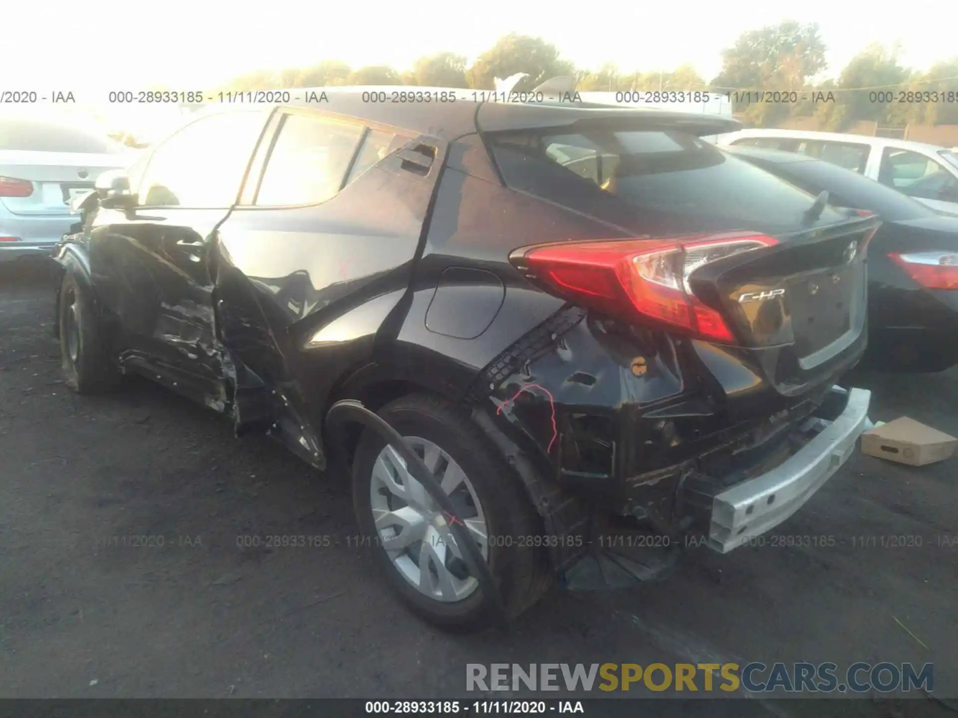 3 Photograph of a damaged car JTNKHMBX8K1026499 TOYOTA C-HR 2019