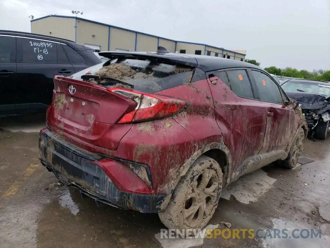 4 Photograph of a damaged car JTNKHMBX8K1027300 TOYOTA C-HR 2019