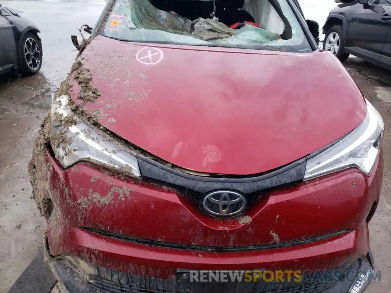 7 Photograph of a damaged car JTNKHMBX8K1027300 TOYOTA C-HR 2019