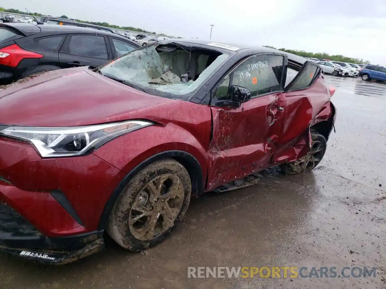 9 Photograph of a damaged car JTNKHMBX8K1027300 TOYOTA C-HR 2019