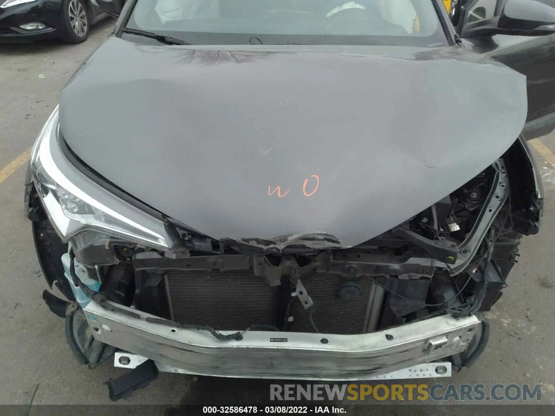 10 Photograph of a damaged car JTNKHMBX8K1029807 TOYOTA C-HR 2019