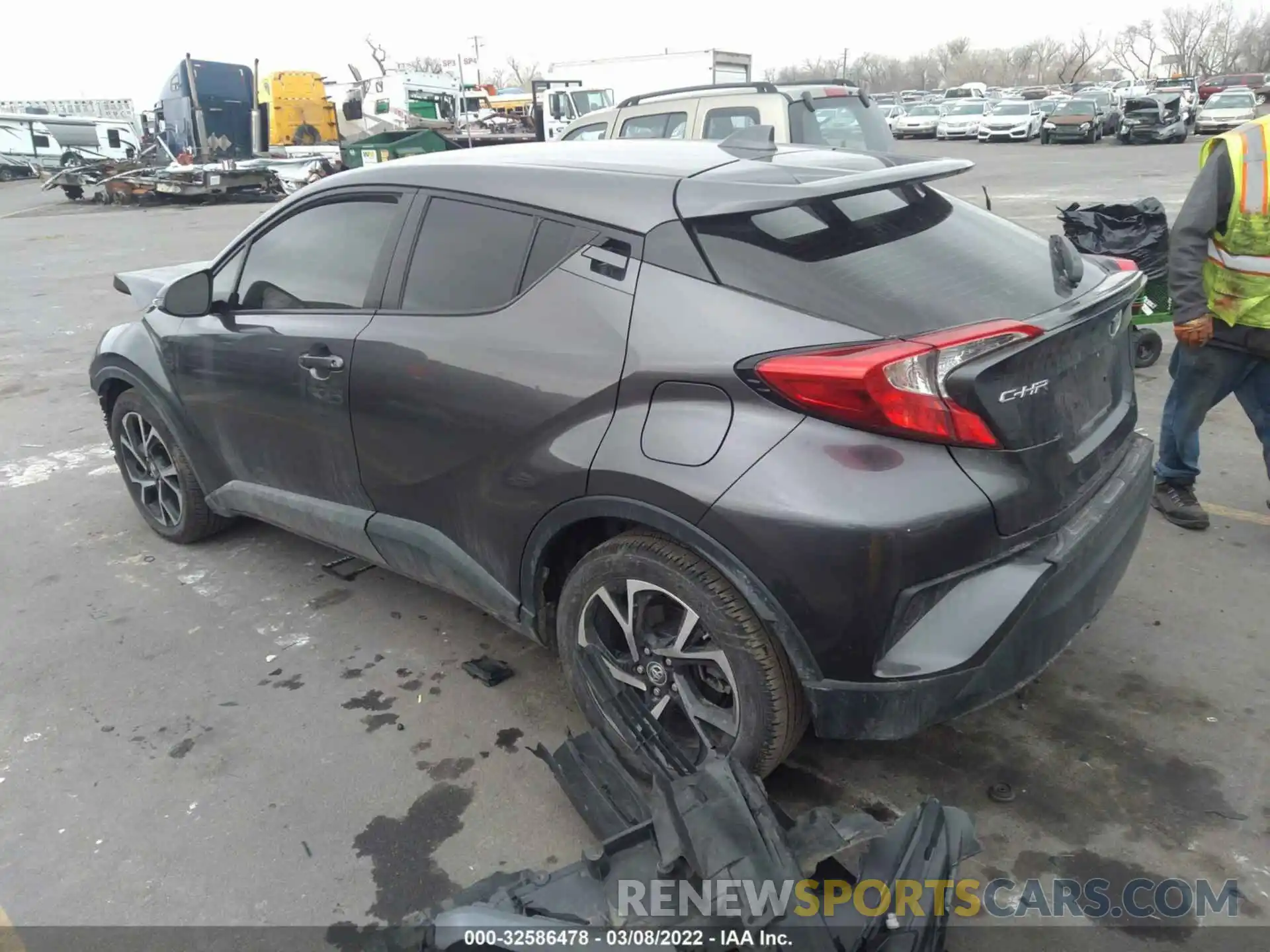 3 Photograph of a damaged car JTNKHMBX8K1029807 TOYOTA C-HR 2019