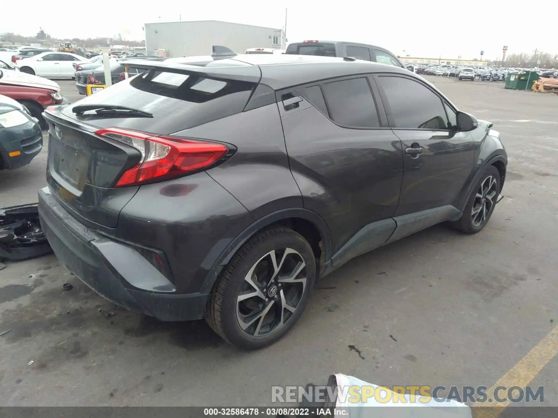 4 Photograph of a damaged car JTNKHMBX8K1029807 TOYOTA C-HR 2019